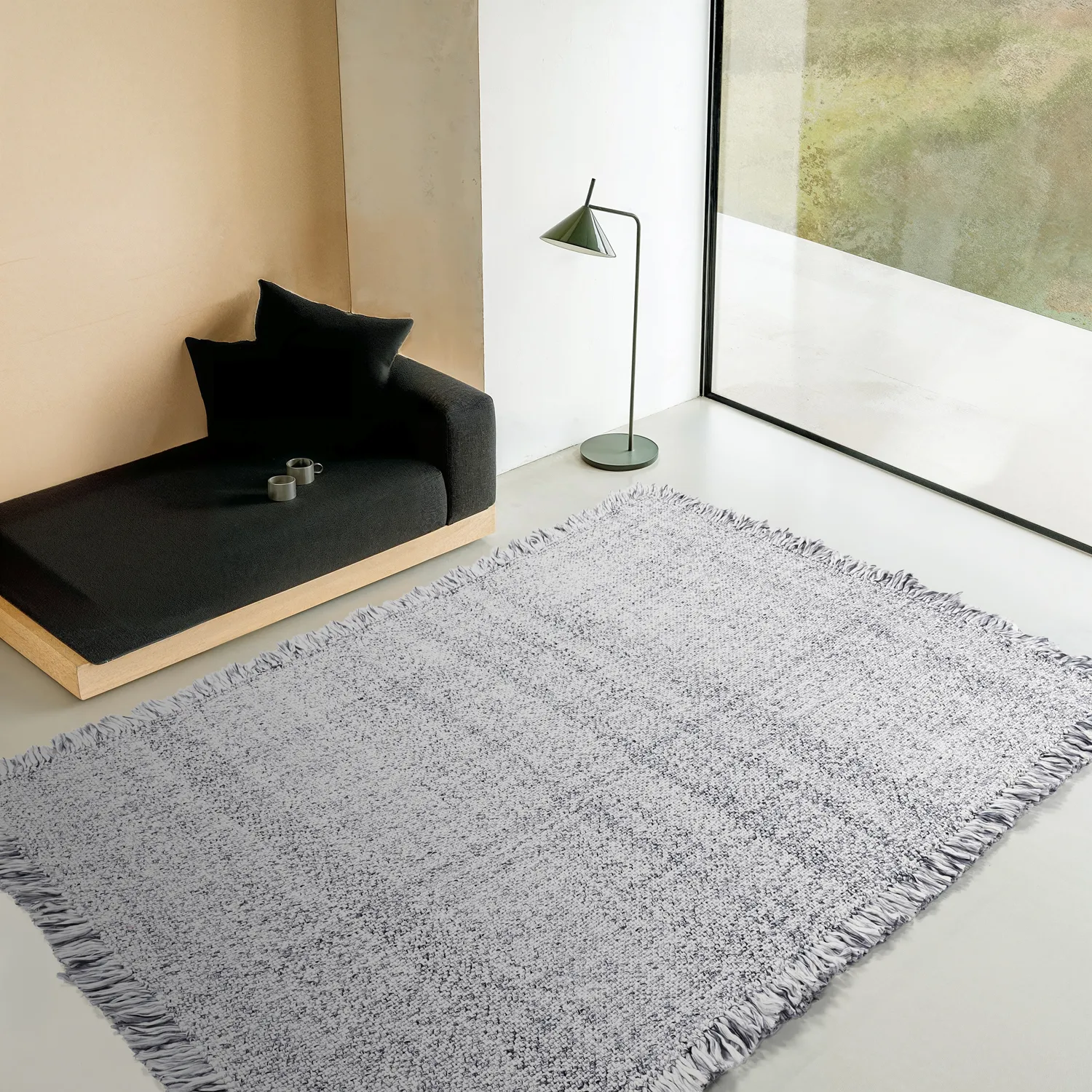 Tapis en laine - Dalita (gris)