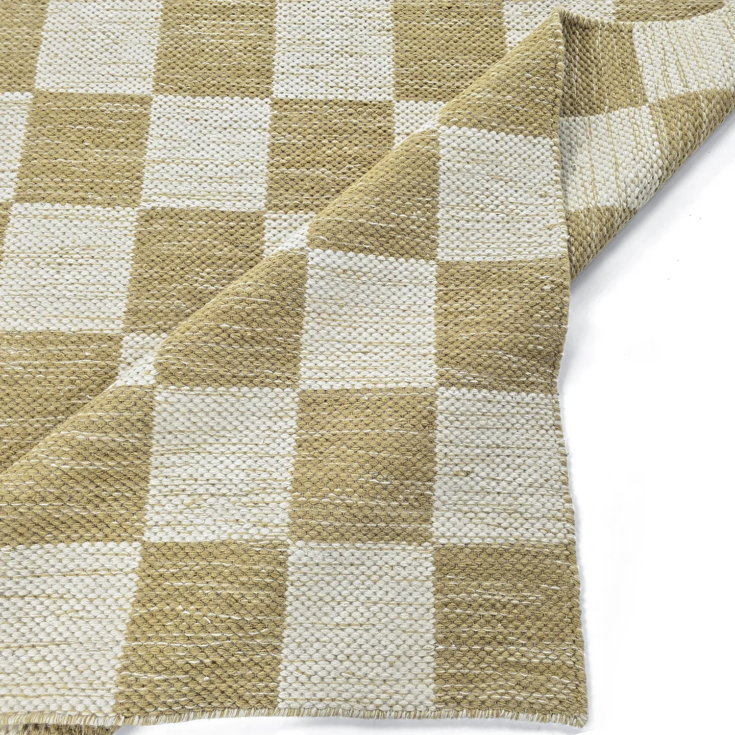 Wollteppich - Dundee (gelb/weiß)