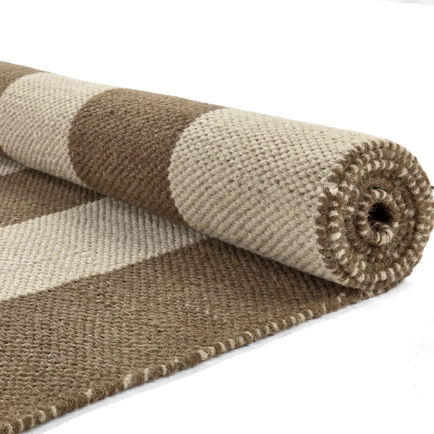 Tapis en laine - Garine (marron/beige)