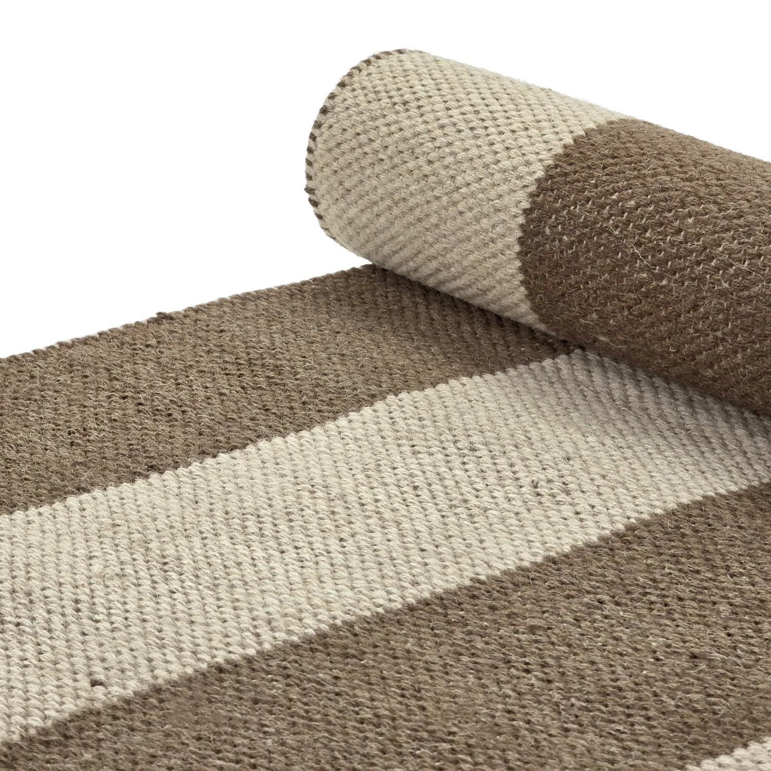 Tapis en laine - Garine (marron/beige)