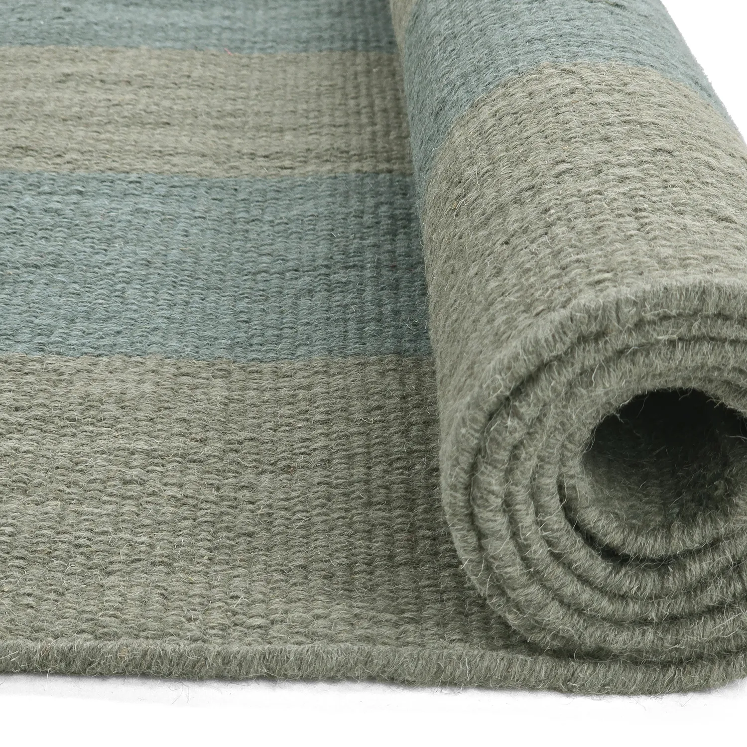 Wollteppich - Garine (grün)