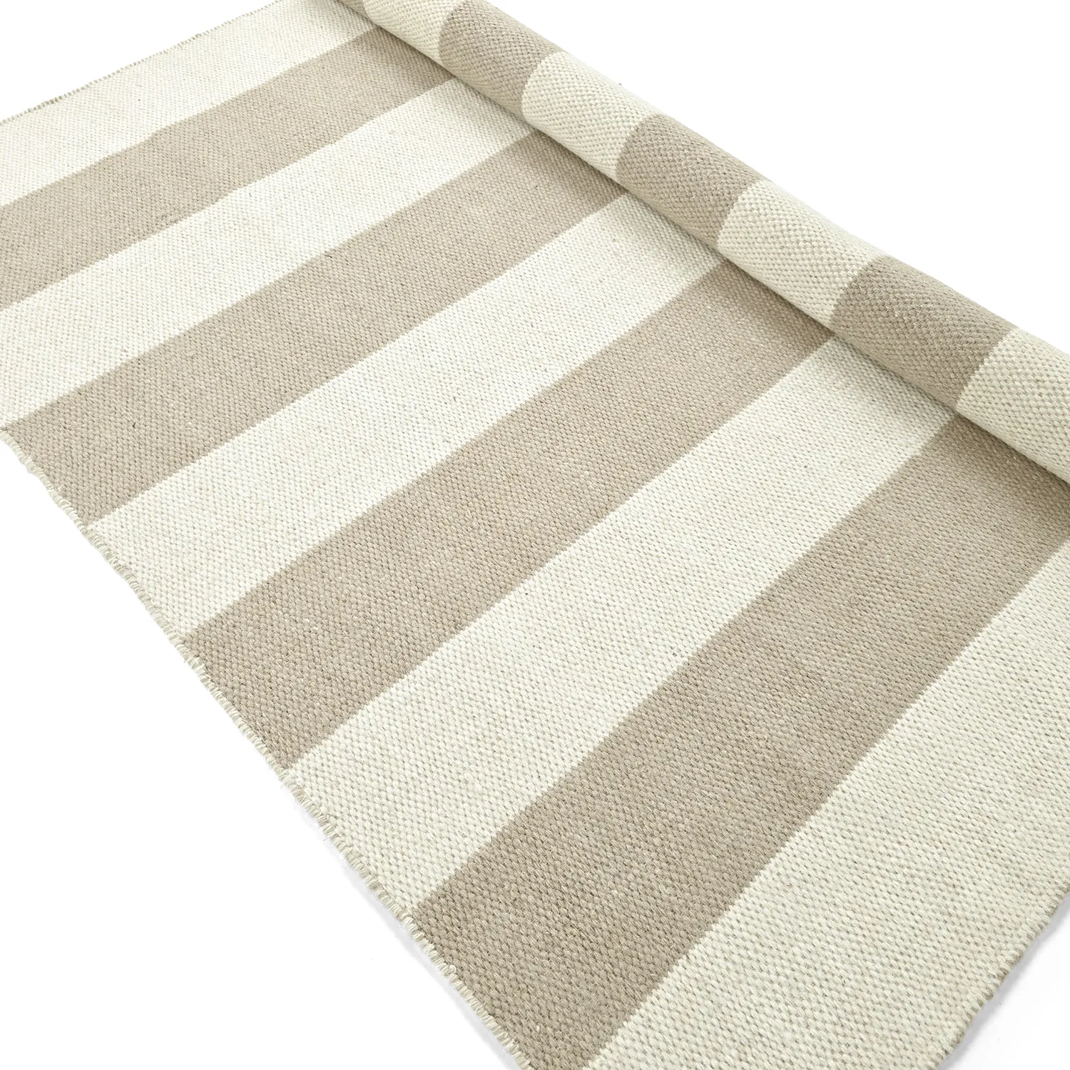 Tapis en laine - Garine (blanc cassé/beige)