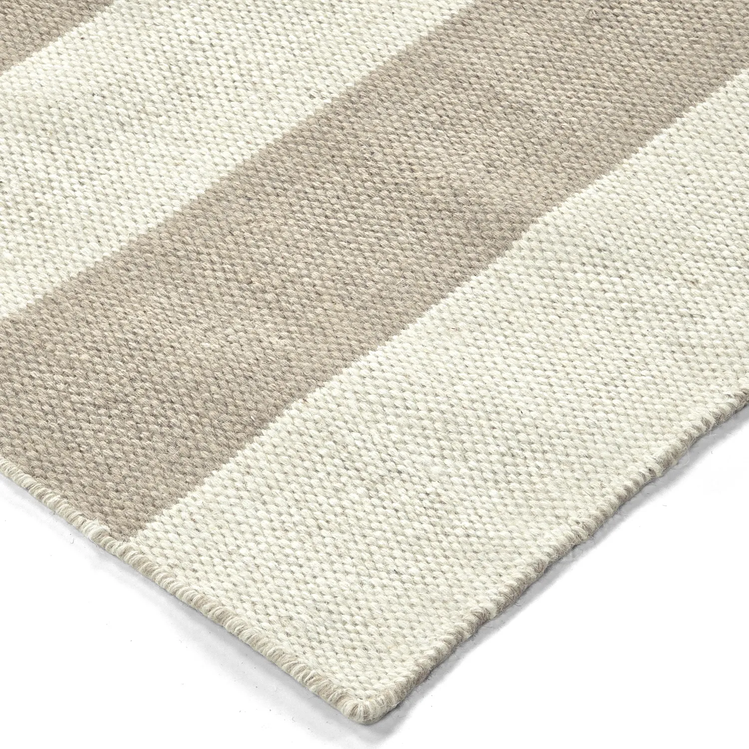 Tapis en laine - Garine (blanc cassé/beige)