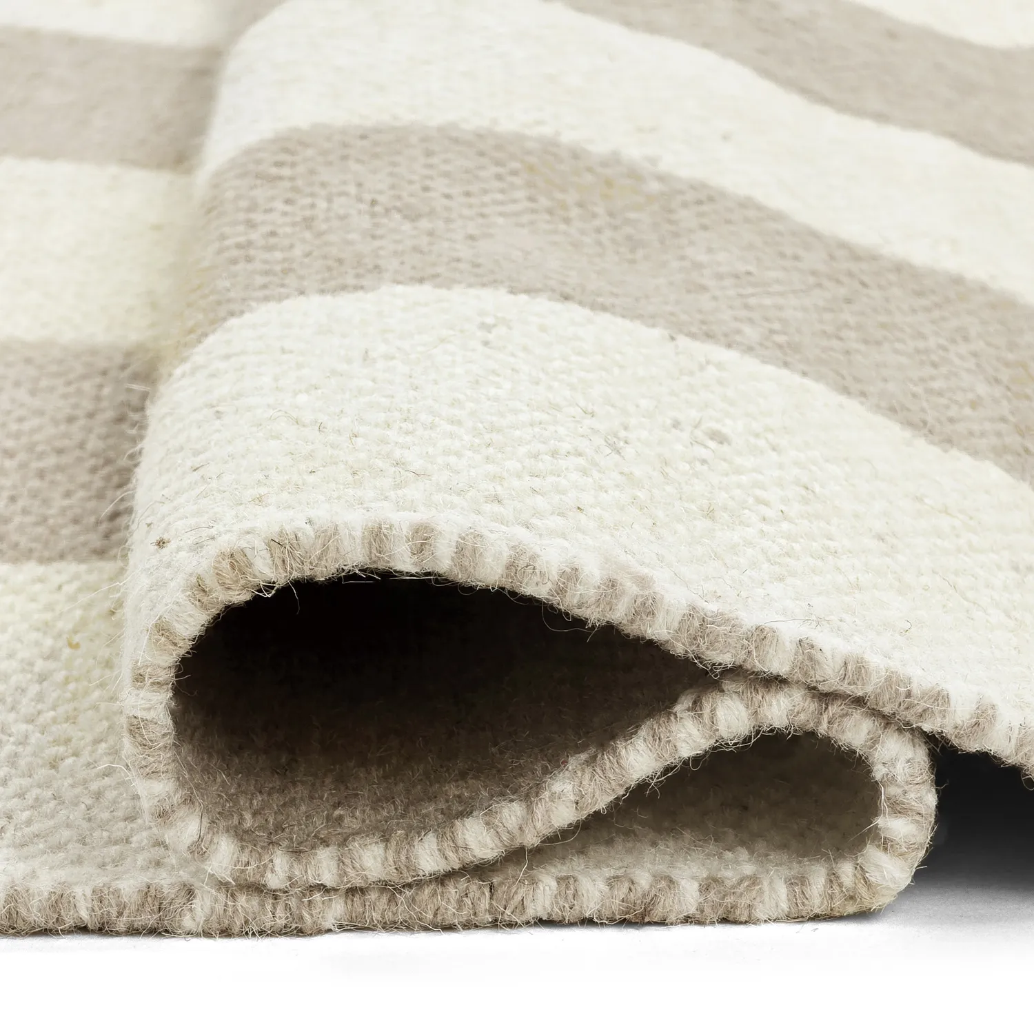 Tapis en laine - Garine (blanc cassé/beige)