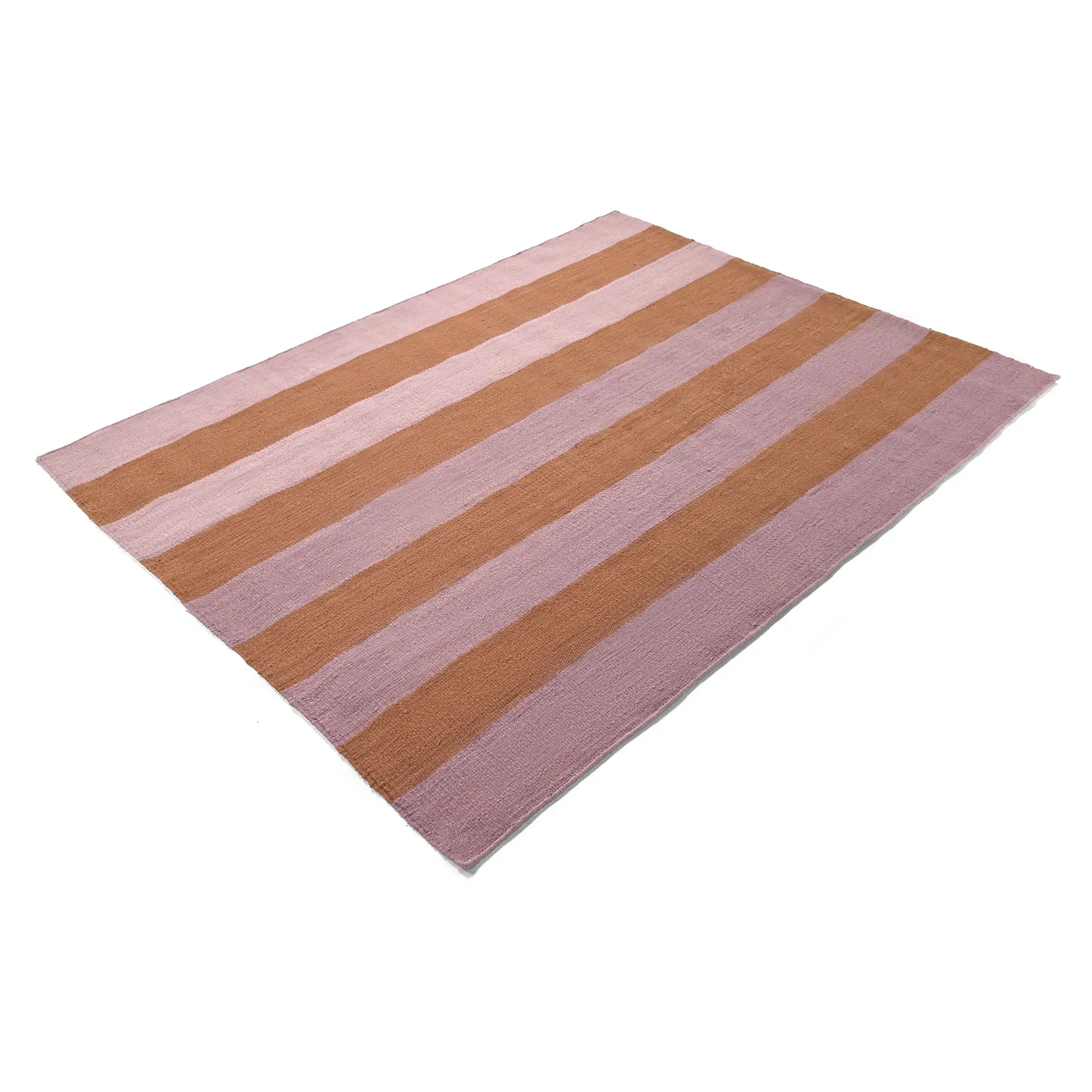 Tapis en laine - Garine (orange/rose)