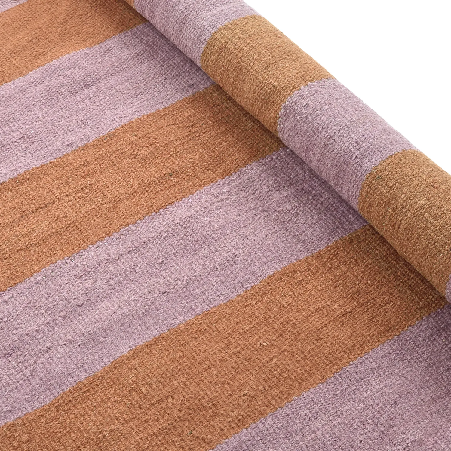 Tapis en laine - Garine (orange/rose)