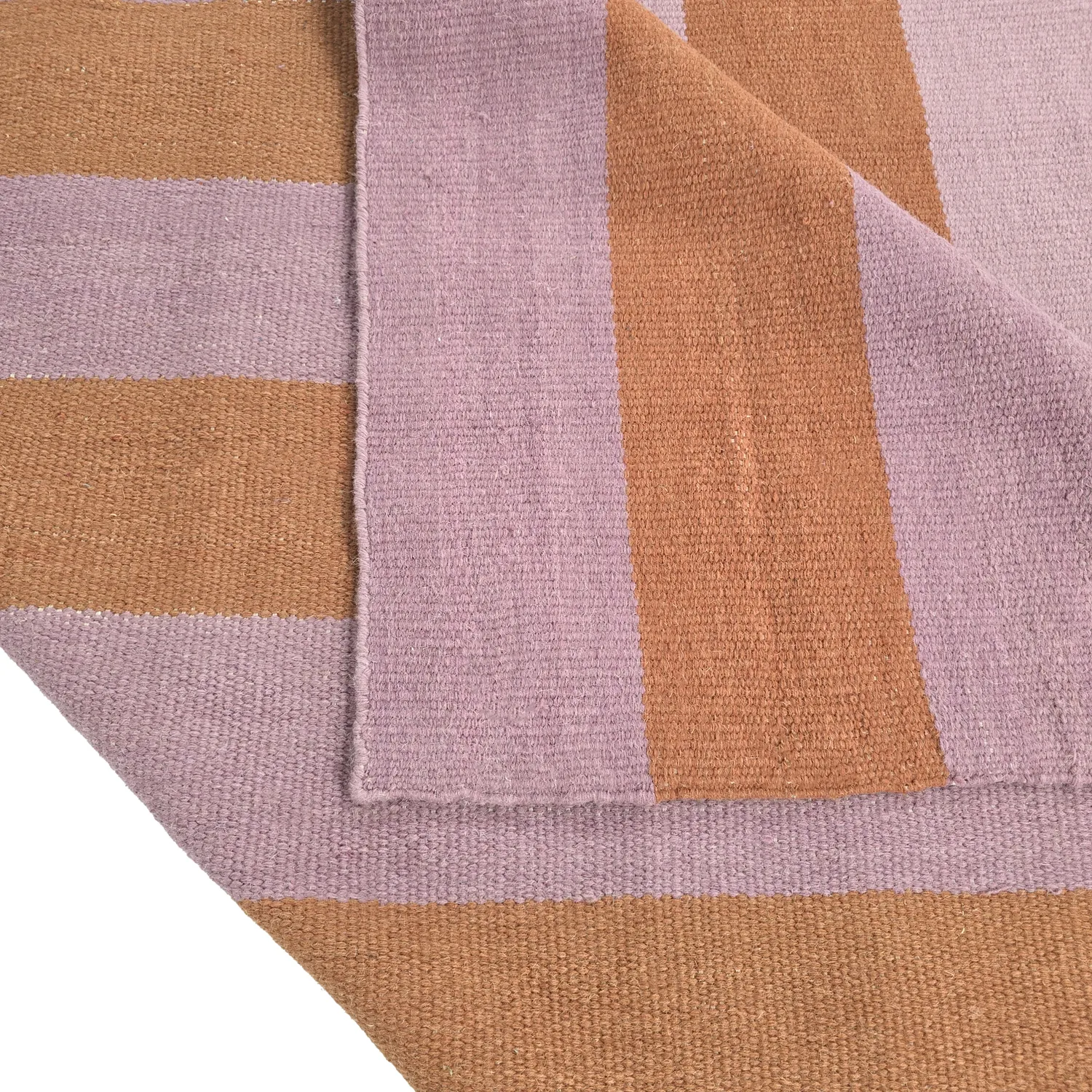 Tapis en laine - Garine (orange/rose)