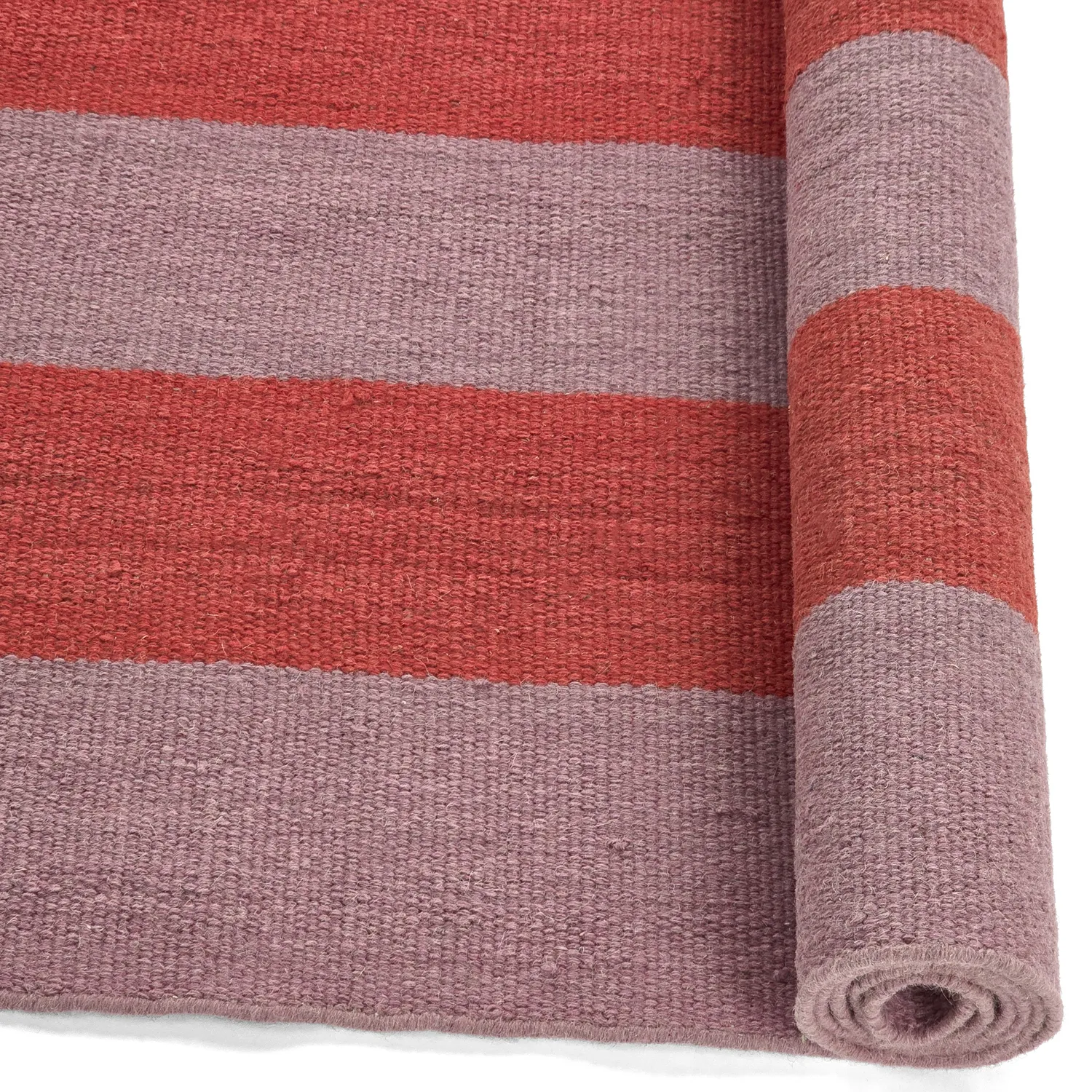 Wollteppich - Garine (rosa/rot)