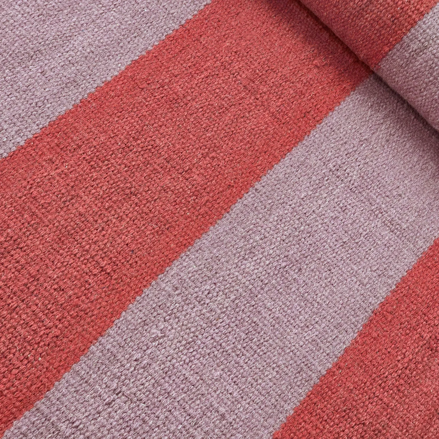 Wollteppich - Garine (rosa/rot)