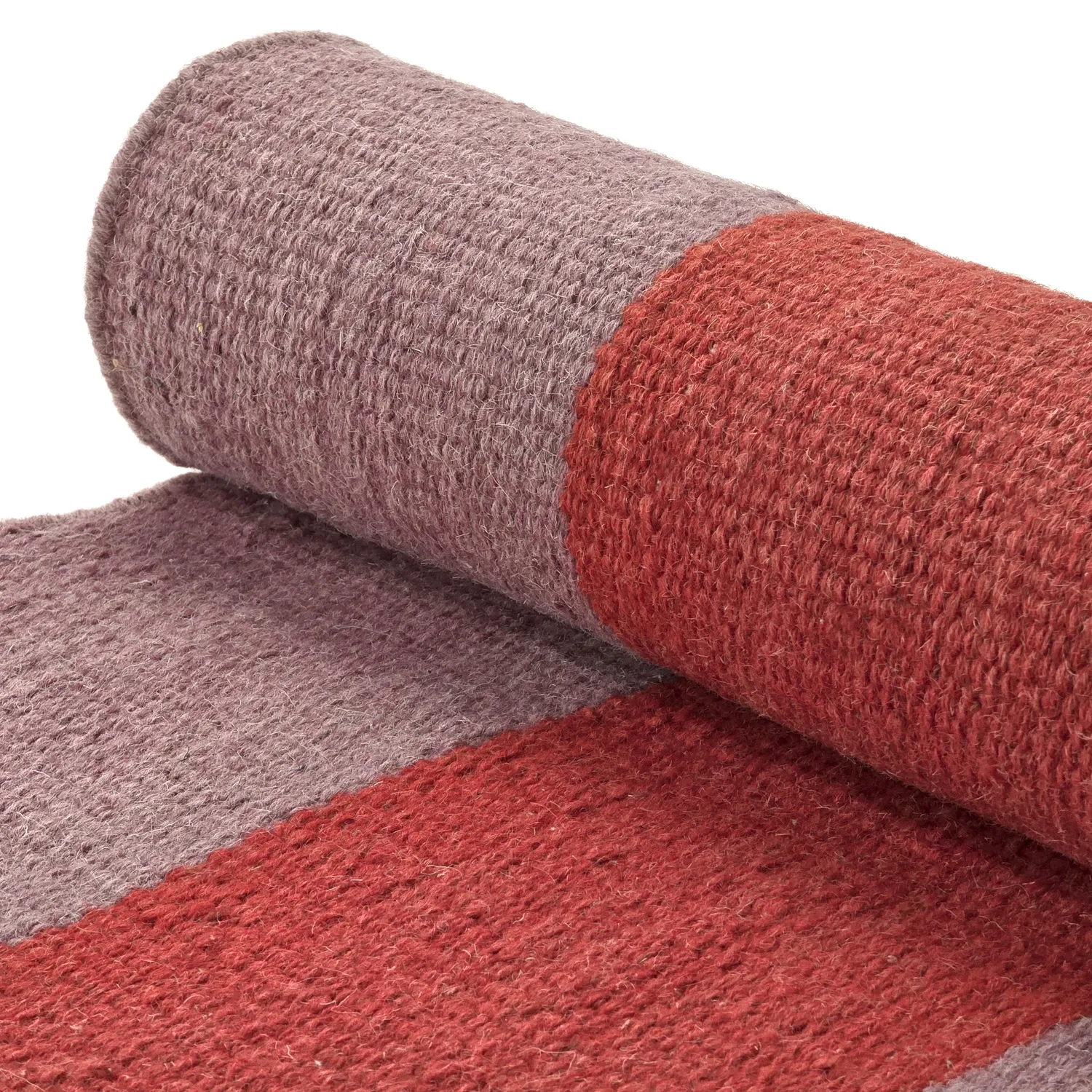 Wollteppich - Garine (rosa/rot)