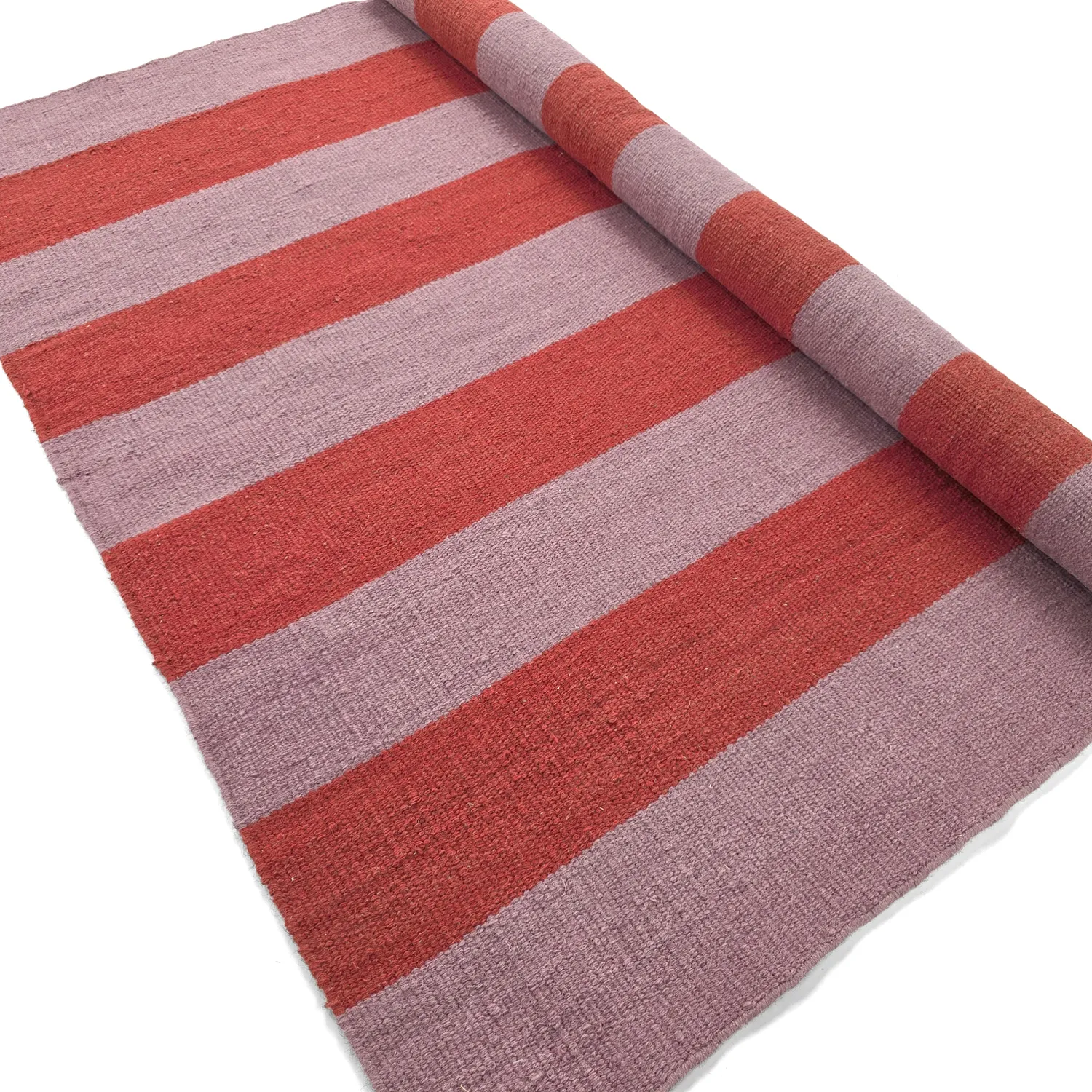 Wollteppich - Garine (rosa/rot)