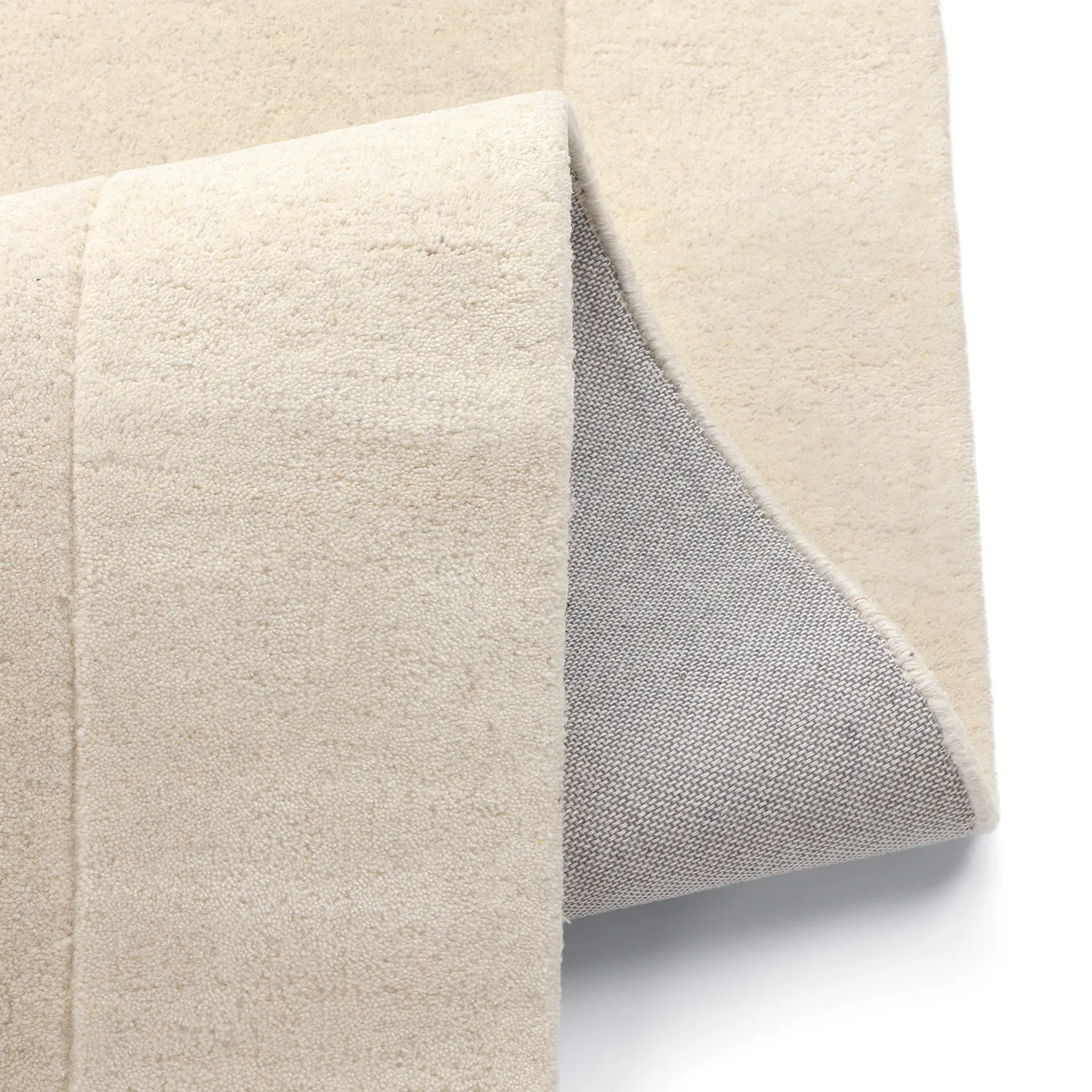 Wollteppich - Gaya Hand Tufted Wool Premium (cremefarben/weiß)