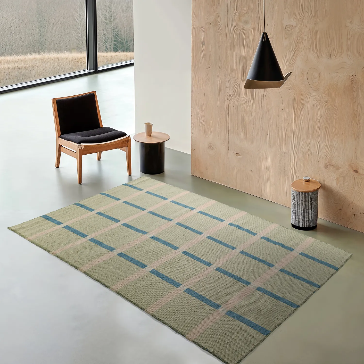 Wollteppich - Gingham (no. 1)