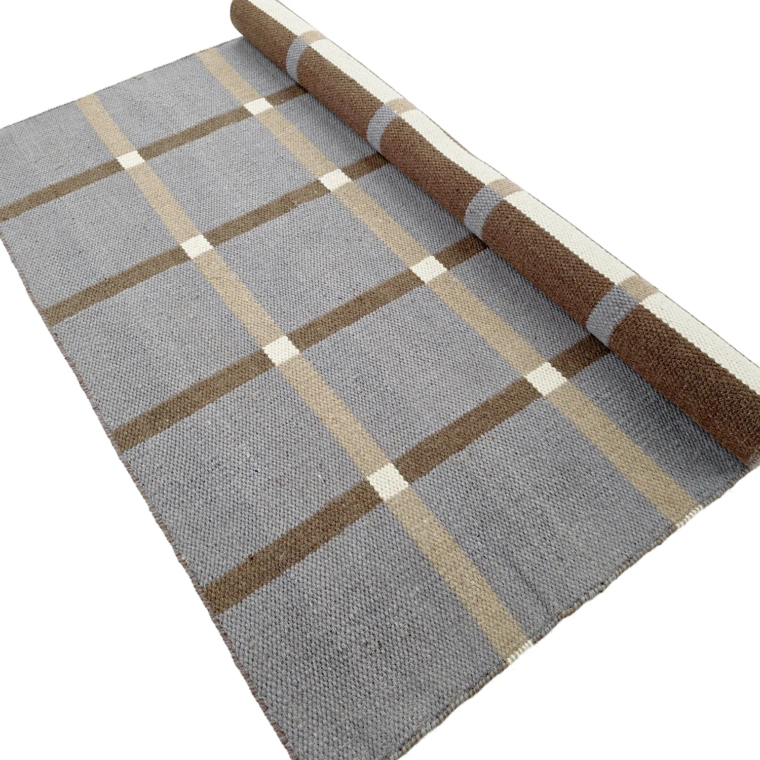 Wollteppich - Gingham (no. 7)