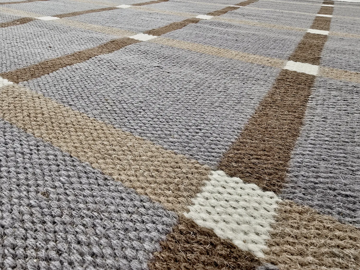 Wollteppich - Gingham (no. 7)