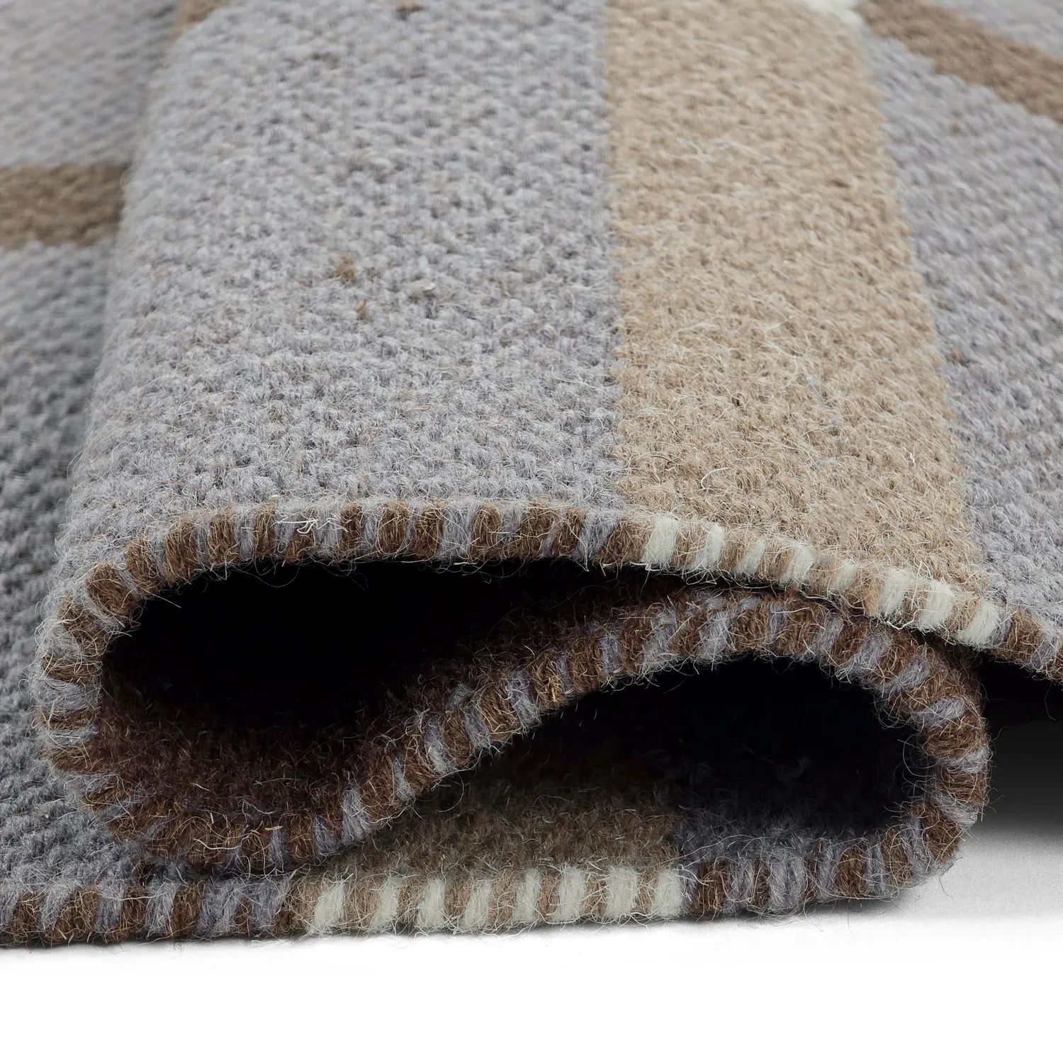 Wollteppich - Gingham (no. 7)