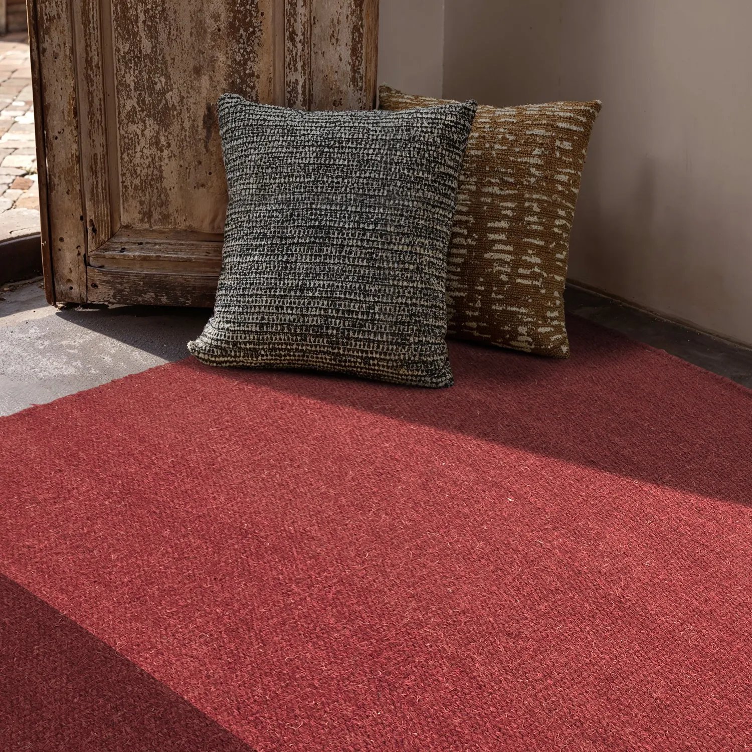 Wollteppich - Hamilton (tiefrot)