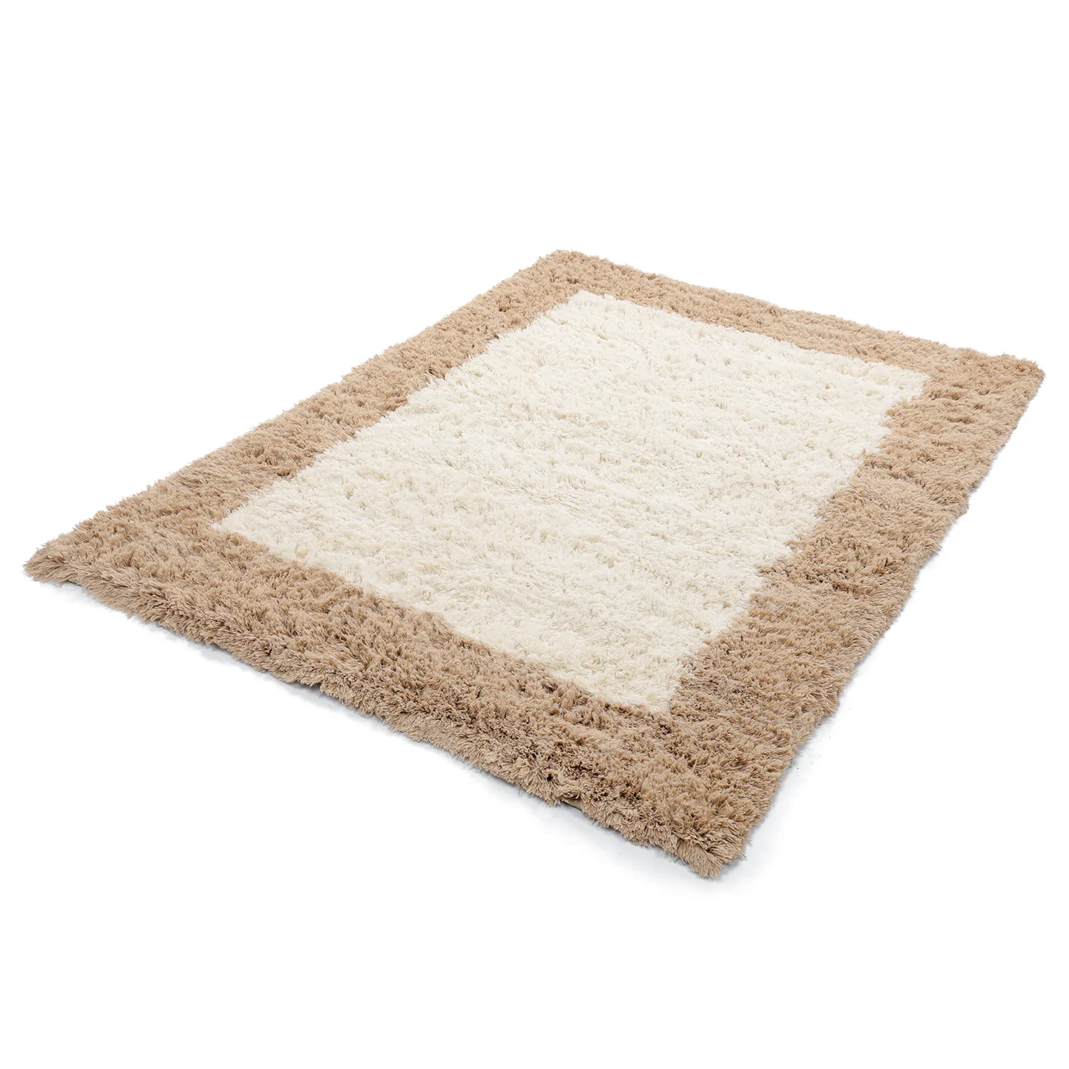 Tapis de laine - Khenifra Handknot Wool Premium (crème/beige)