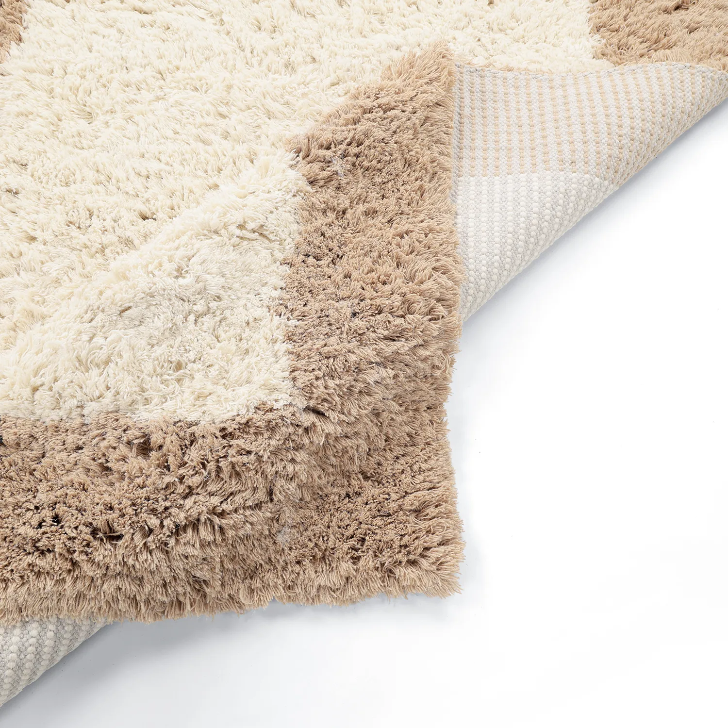 Tapis de laine - Khenifra Handknot Wool Premium (crème/beige)