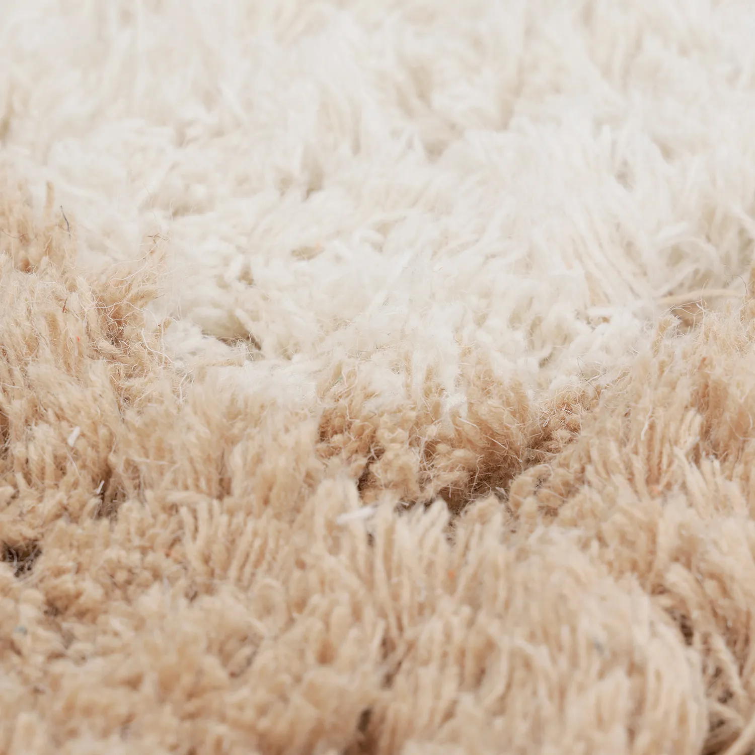 Tapis de laine - Khenifra Handknot Wool Premium (crème/beige)