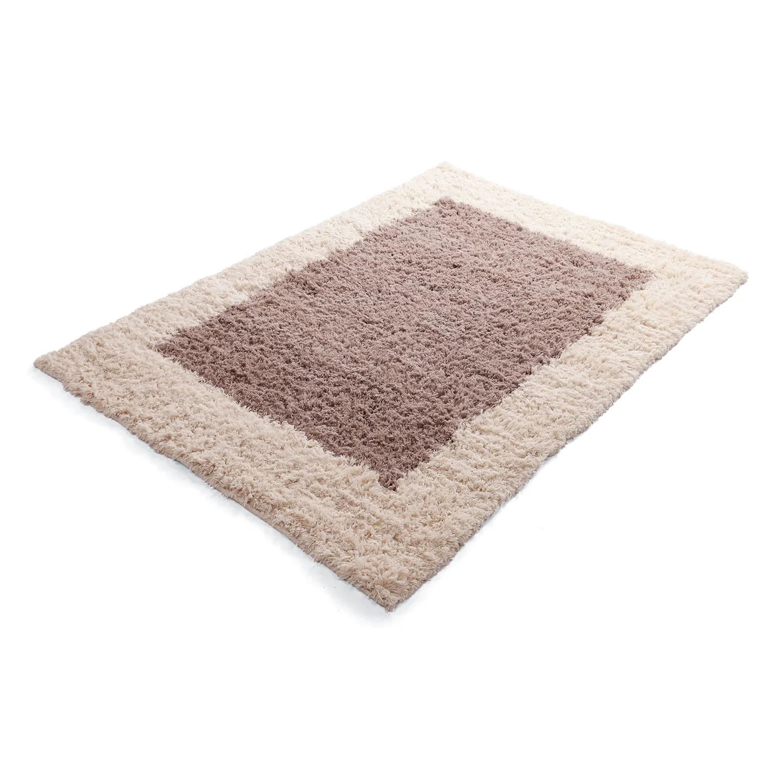 Tapis de laine - Khenifra Handknot Wool Premium (taupe/crème)