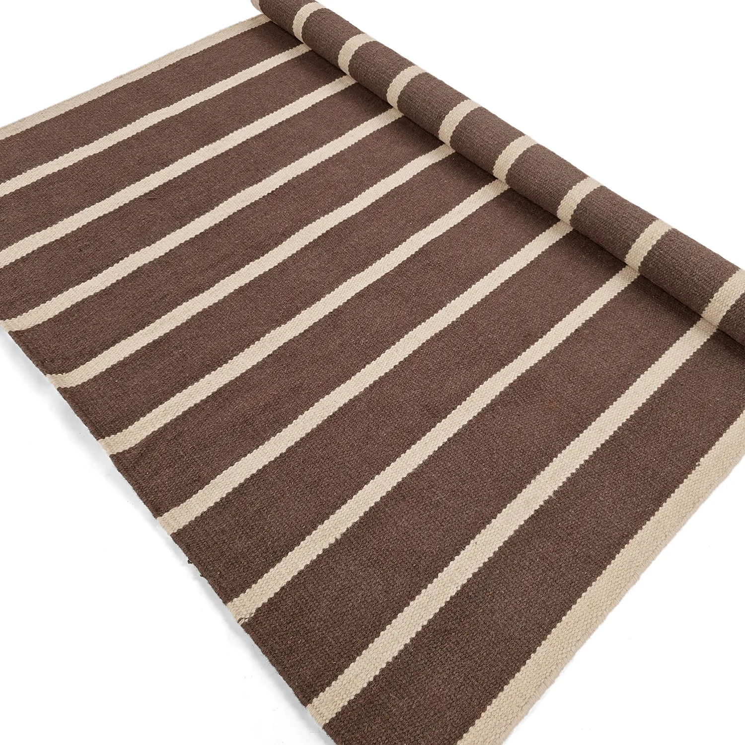 Wollteppich - Luton (natur/dunkel-taupe)