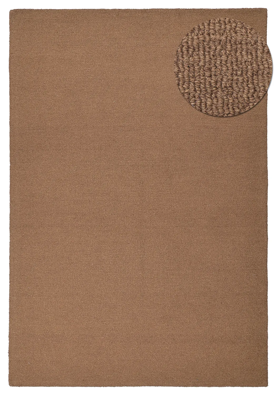 Wollteppich - Montmartre Loop Handtufted Wool (braun)
