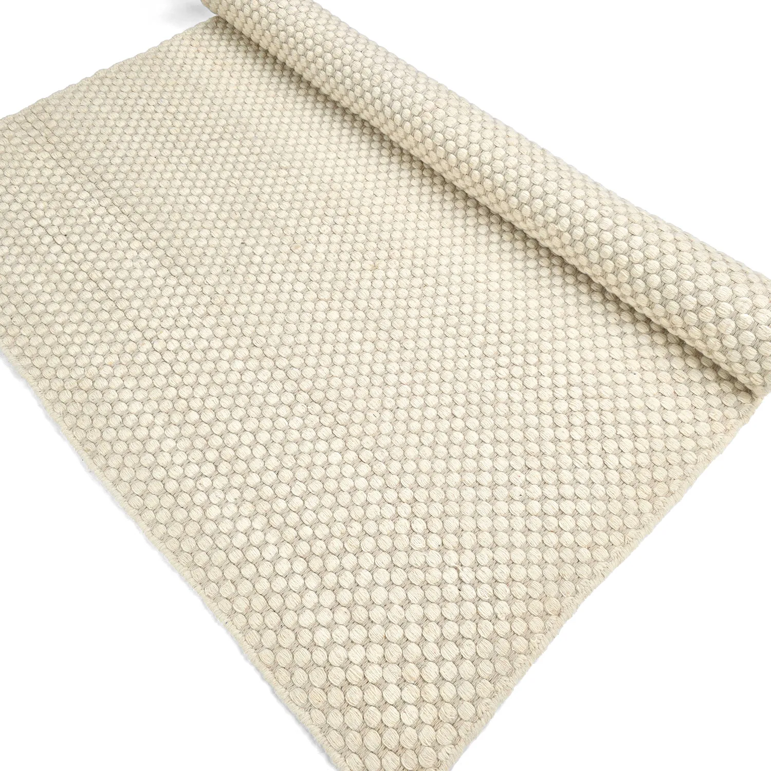 Tapis en laine - Ovelia (beige/blanc)