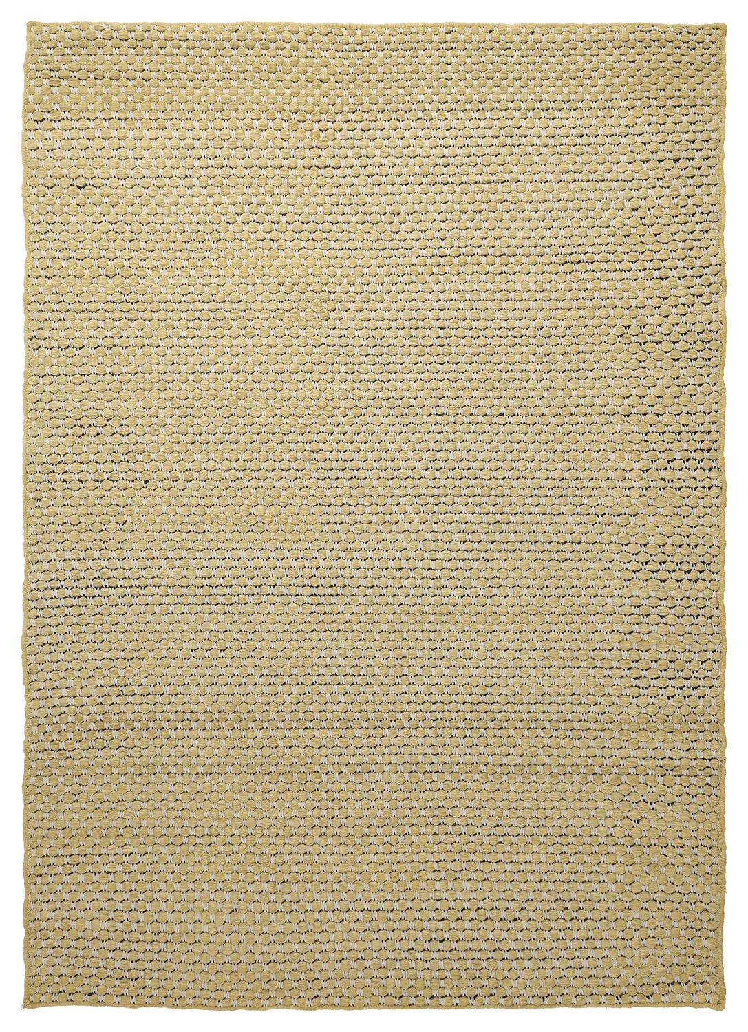 Wollteppich - Ovelia (gelb/weiß)