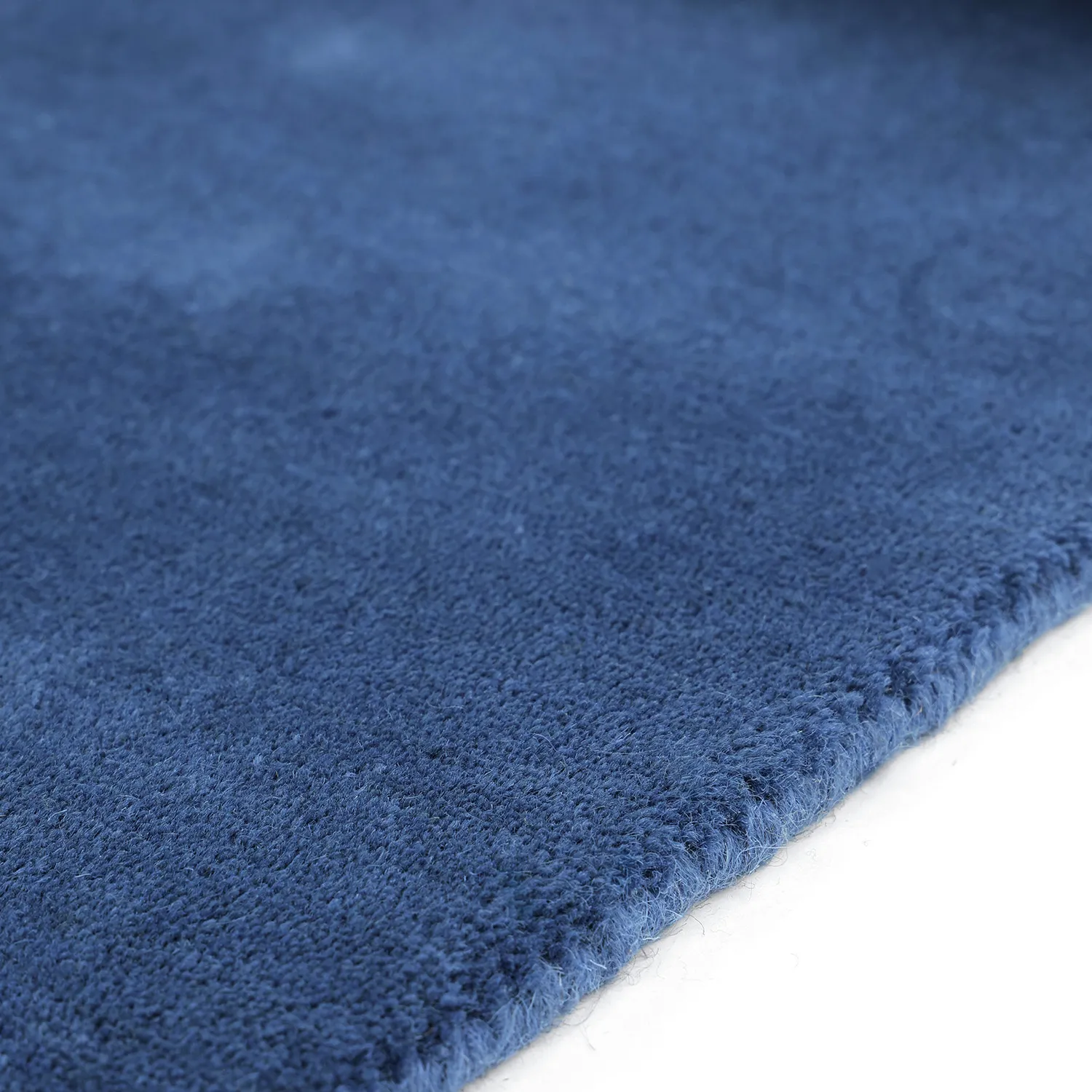 Wollteppich - Rozel Handloom Wool Premium (marineblau)