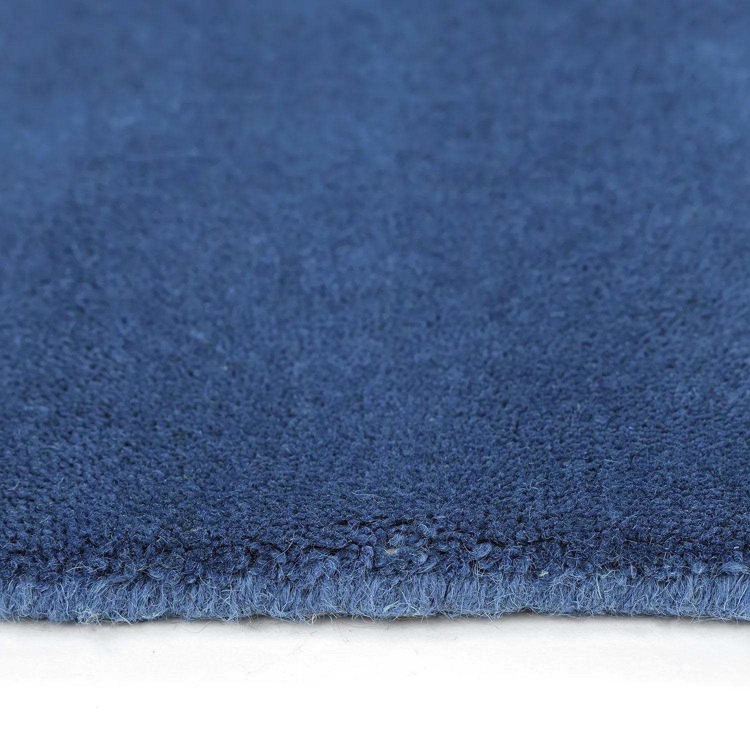 Wollteppich - Rozel Handloom Wool Premium (marineblau)