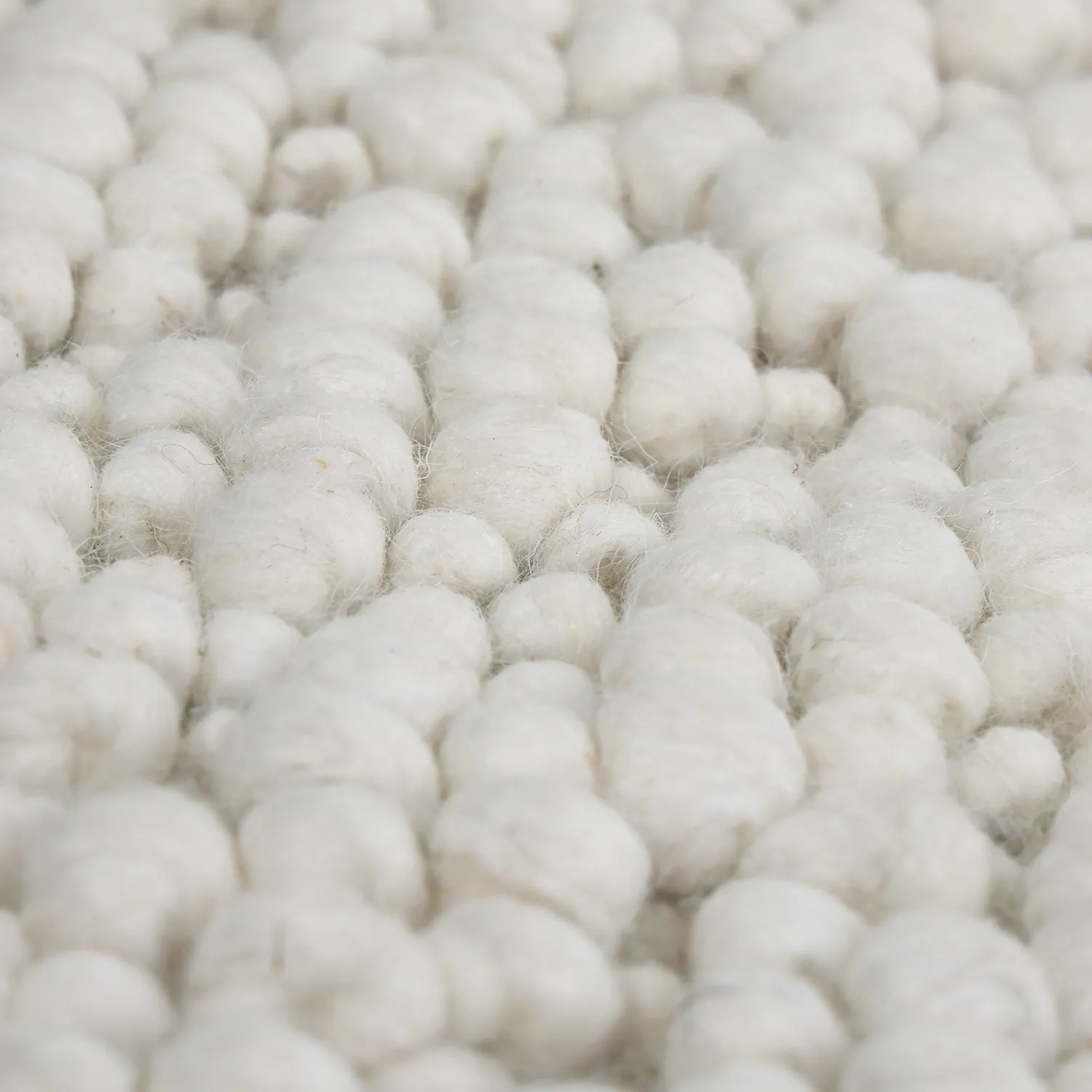 Wollteppich - Sala Irregular Wool Bubble (creme)