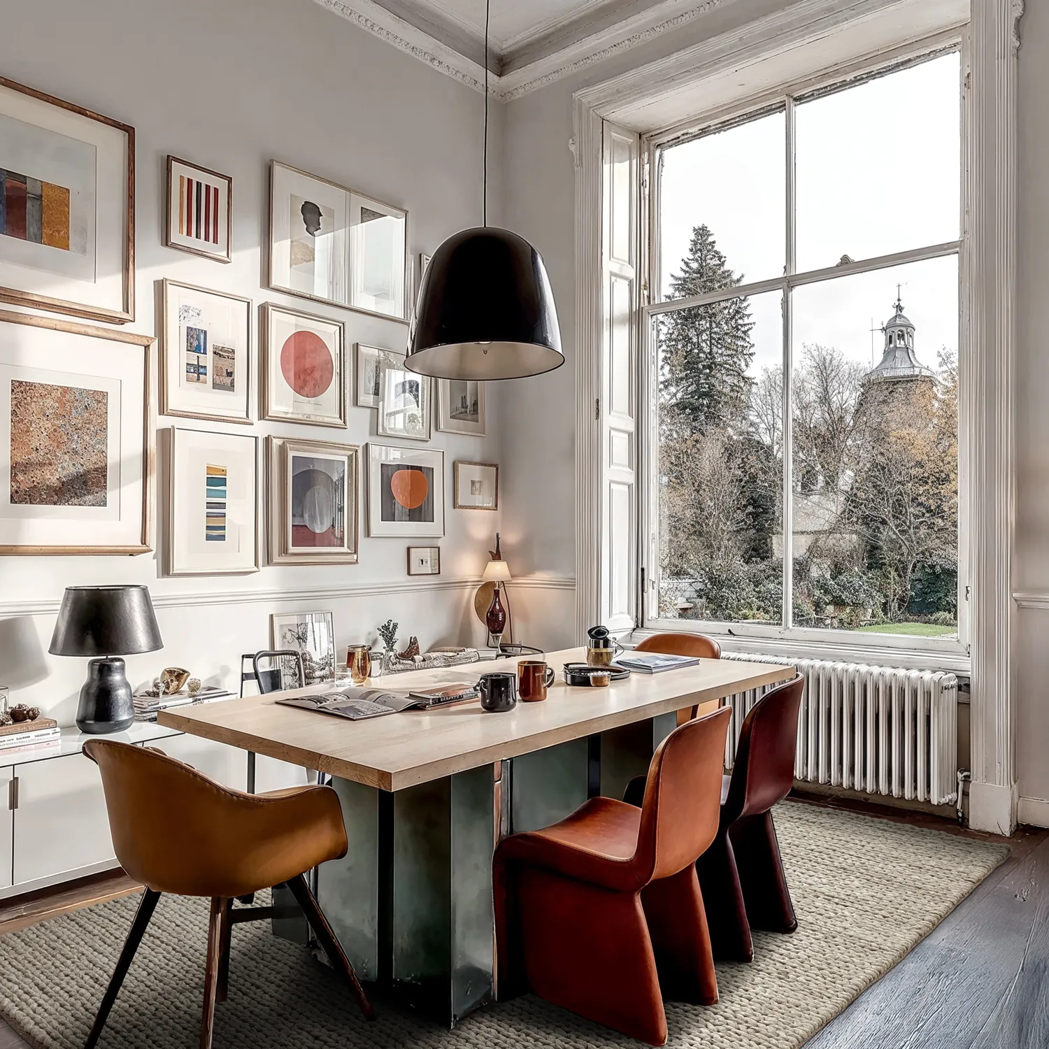 Tapis en laine - Talvia Braided Wool (gris)