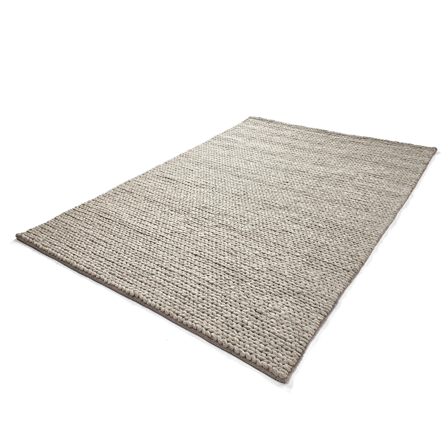 Tapis en laine - Talvia Braided Wool (gris)