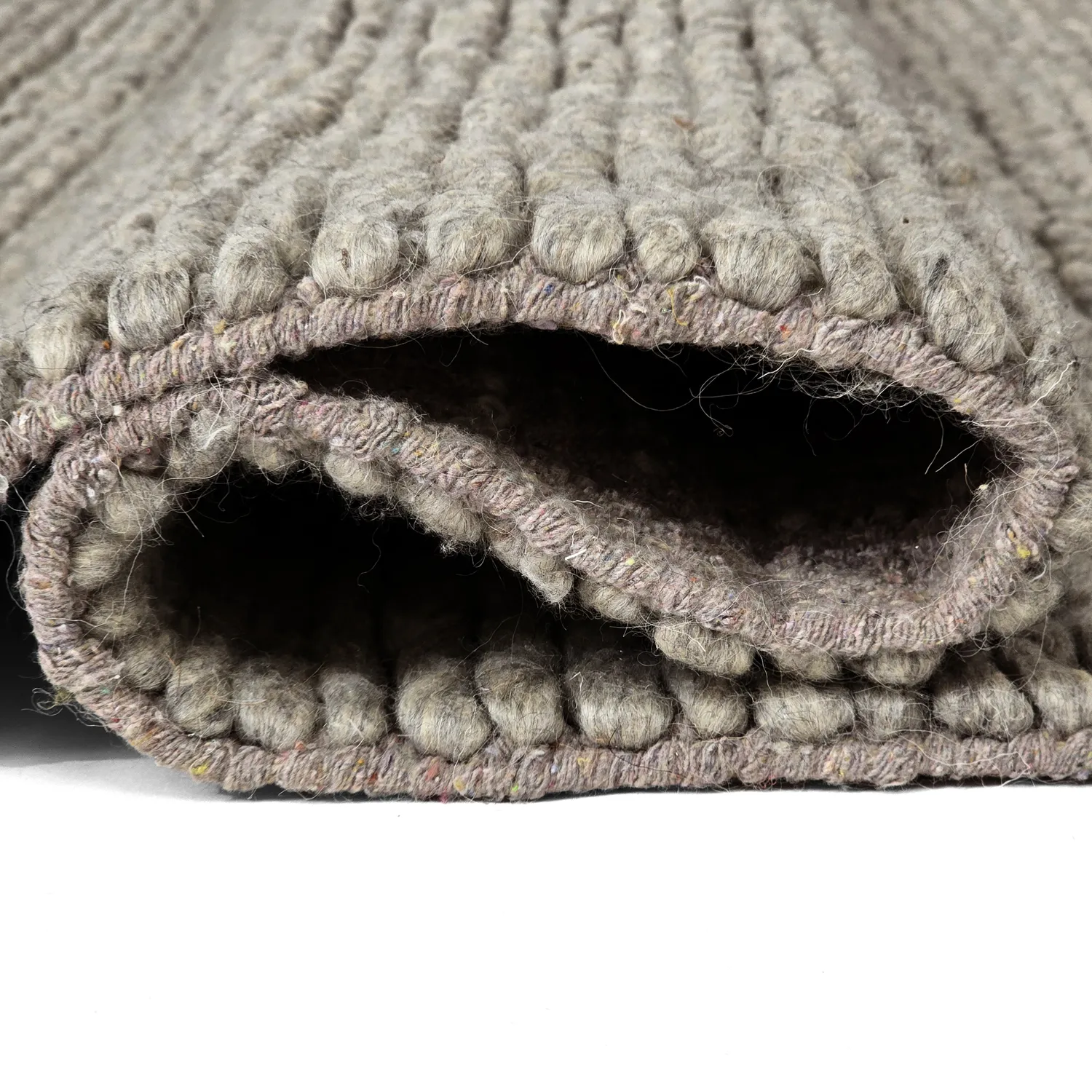 Tapis en laine - Talvia Braided Wool (gris)