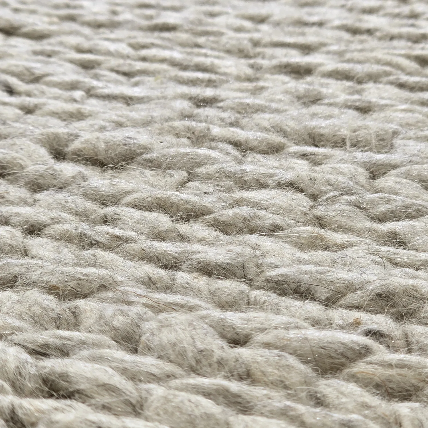 Tapis en laine - Talvia Braided Wool (gris)