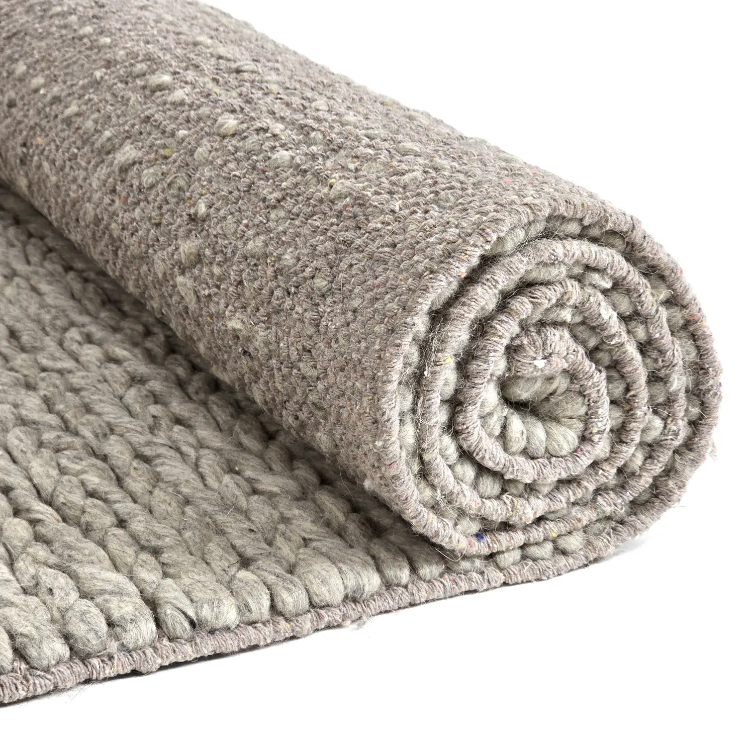 Tapis en laine - Talvia Braided Wool (gris)