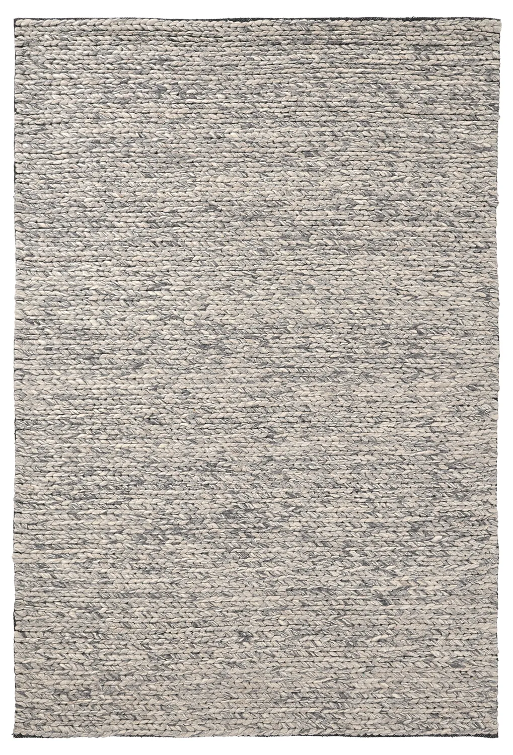 Tapis en laine - Talvia Braided Wool (gris foncé)