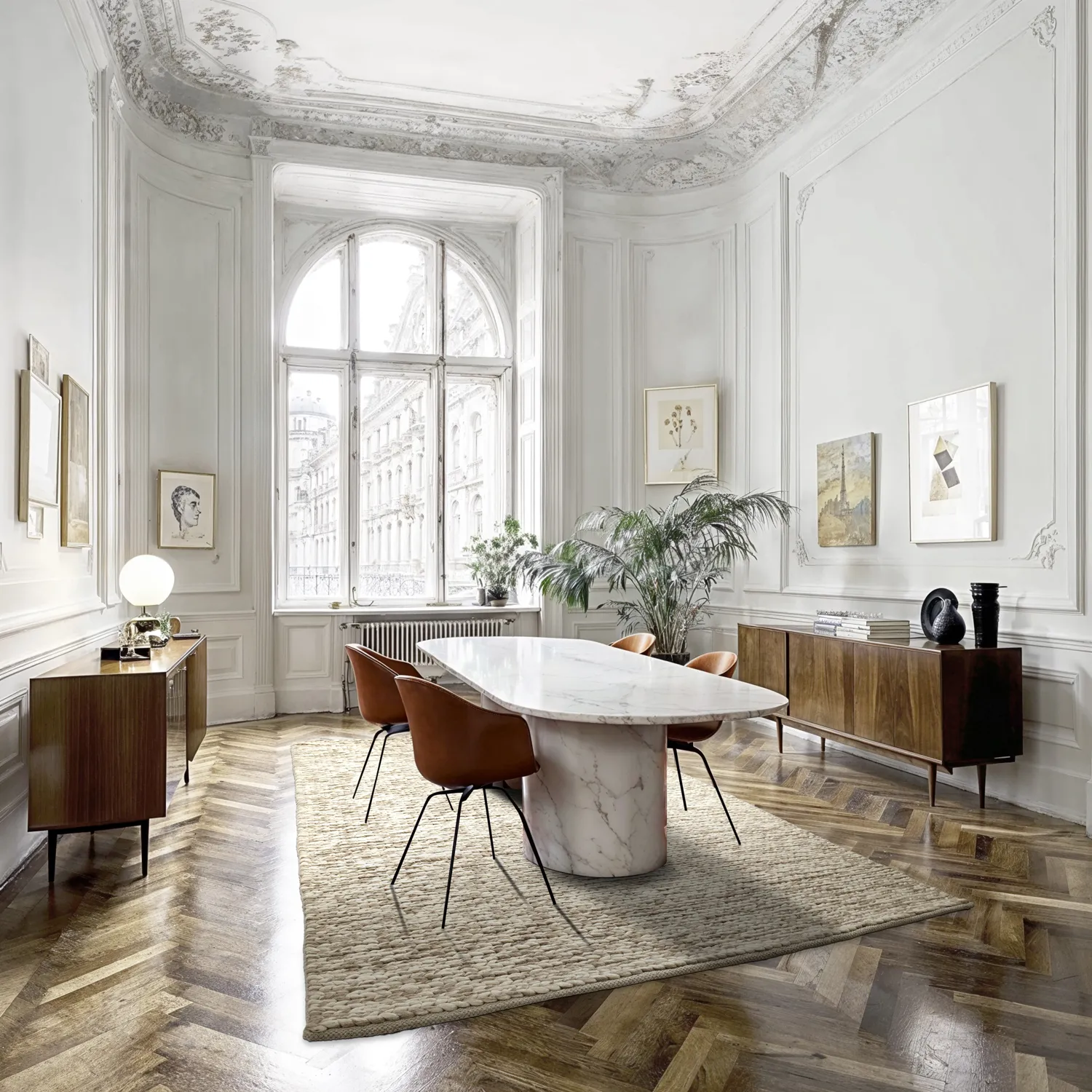 Wollteppich - Talvia Braided Wool (natur)