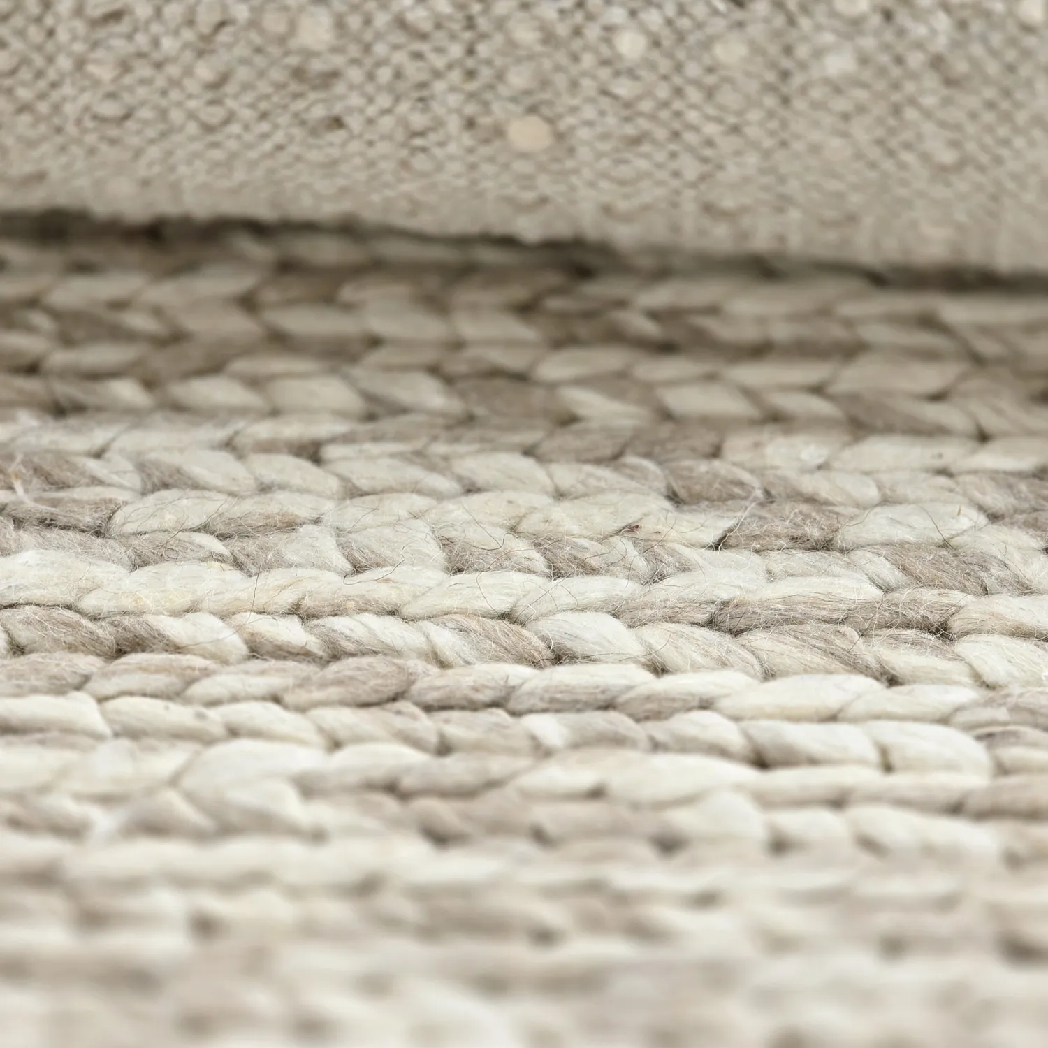 Wollteppich - Talvia Braided Wool (natur)