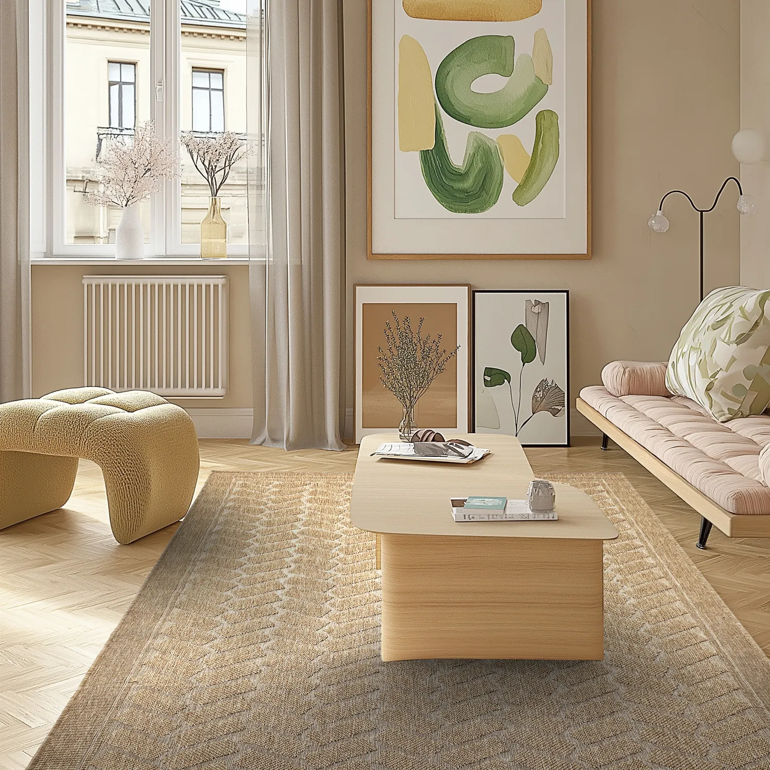 Teppich für innen und außen - Aria (jute)