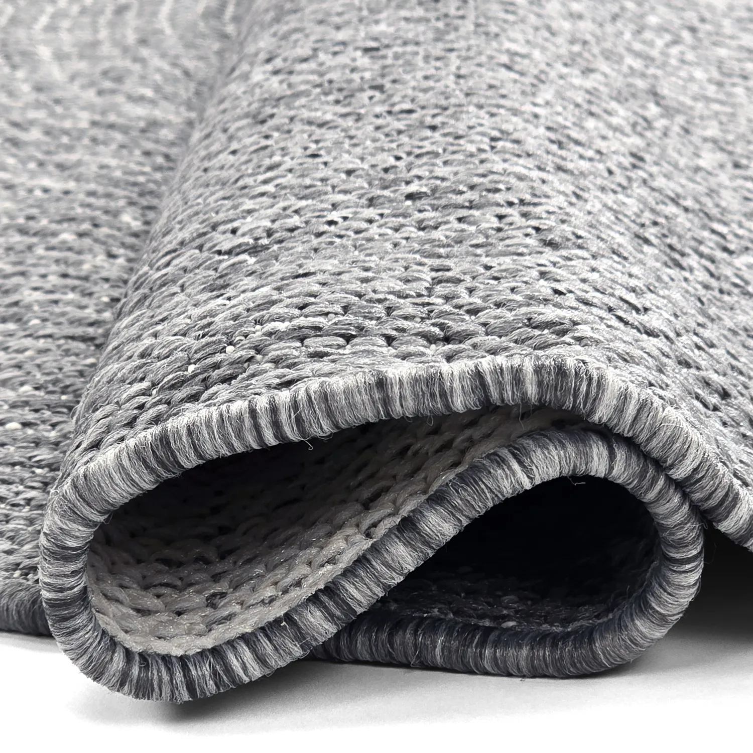 Tapis rond - Intérieur/Extérieur Arlo (gris)