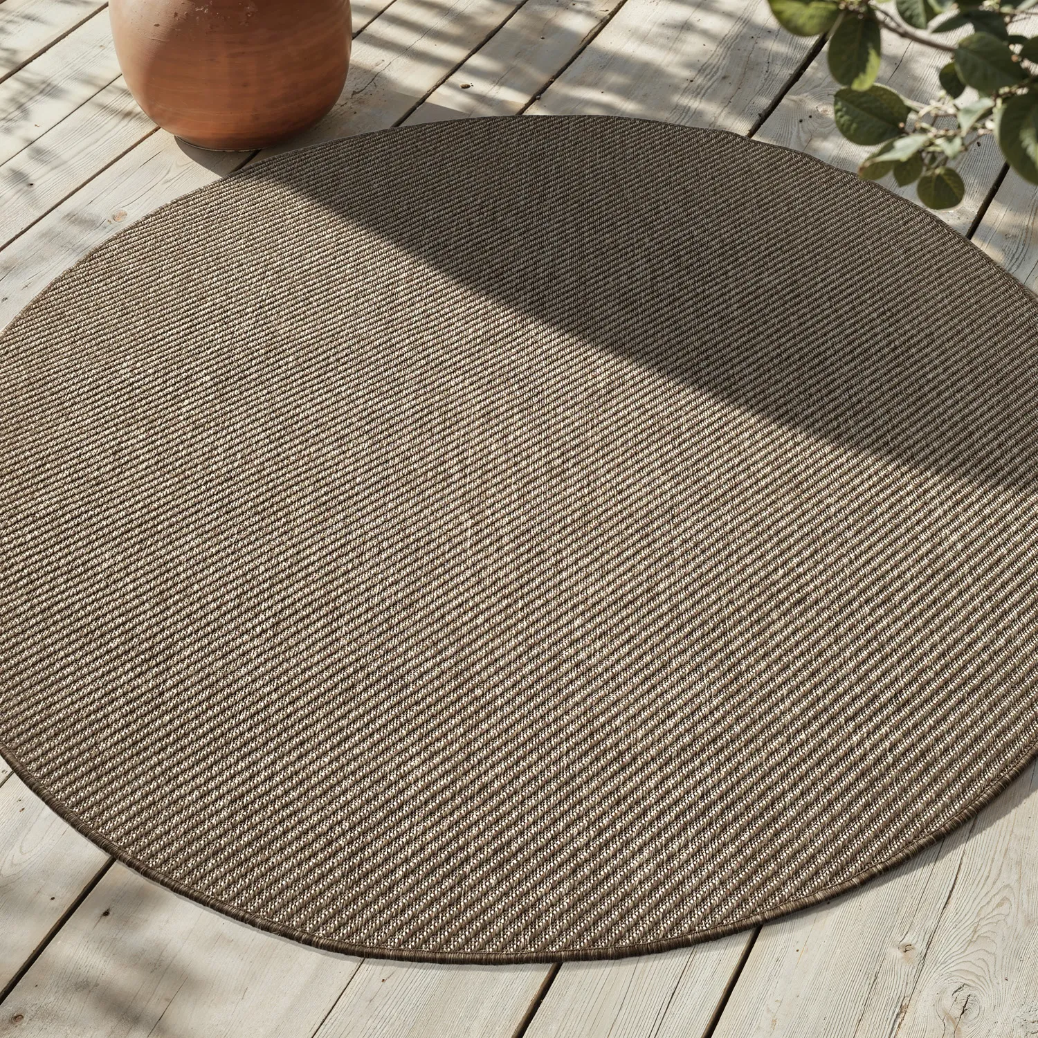 Rund Teppich - Indoor/Outdoor Bennett (beige)