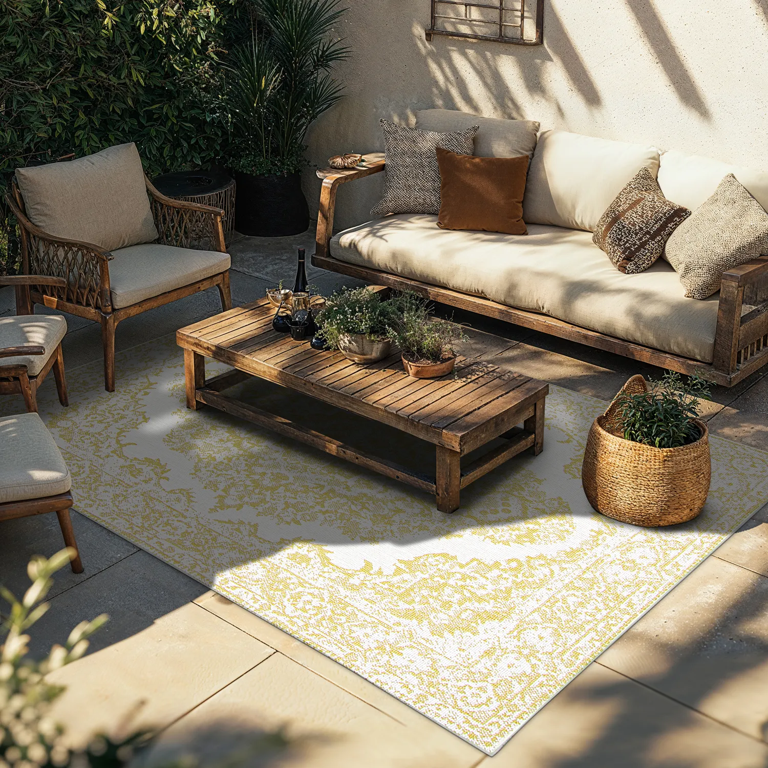 Teppich für innen und außen - Boyd (gelb)