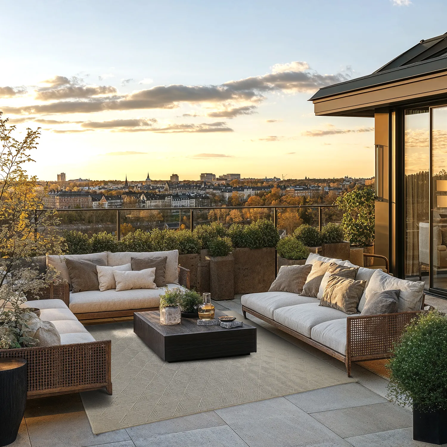 Teppich für innen und außen - Caldwell (beige)