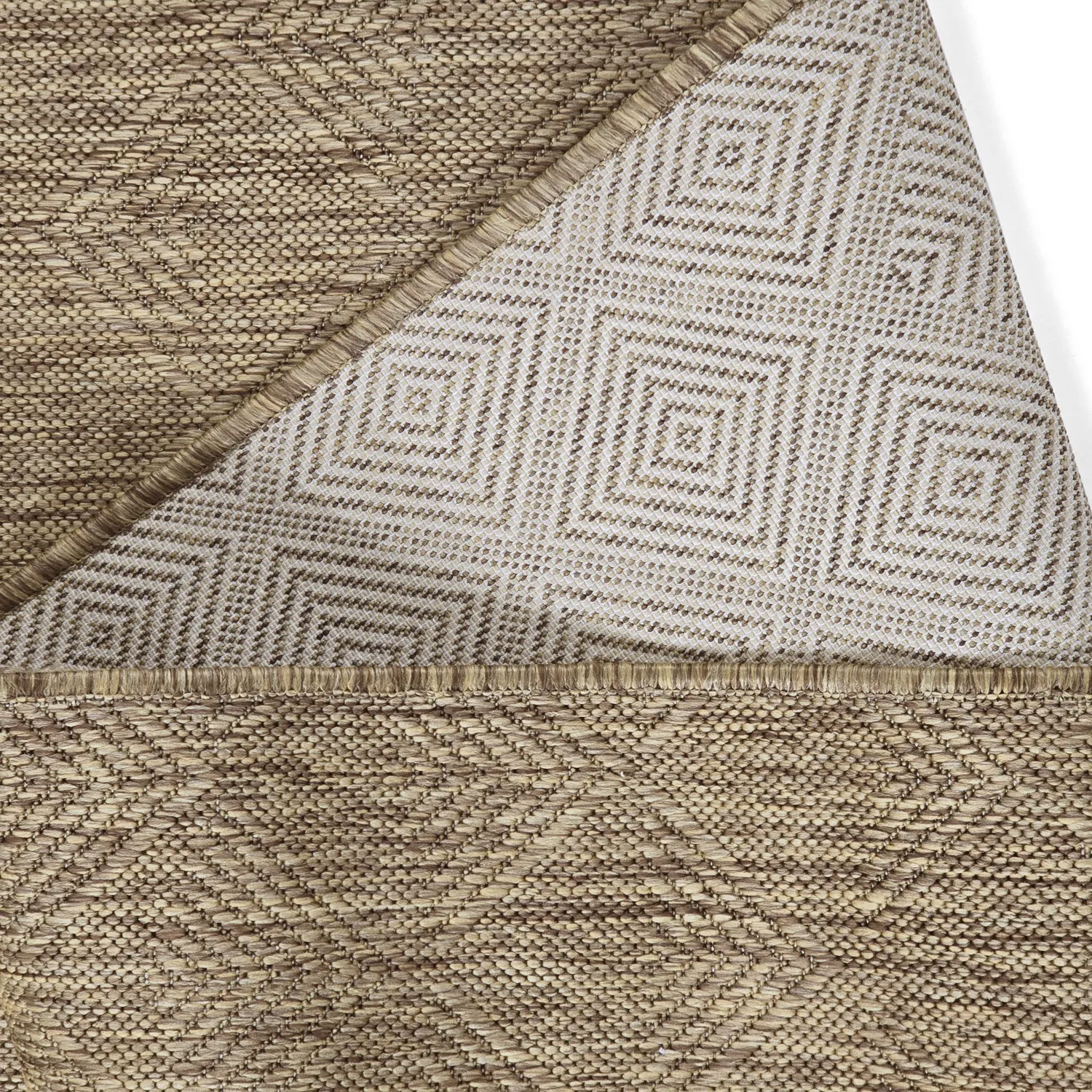 Tapis d’intérieur et d’extérieur - Caldwell (marron)