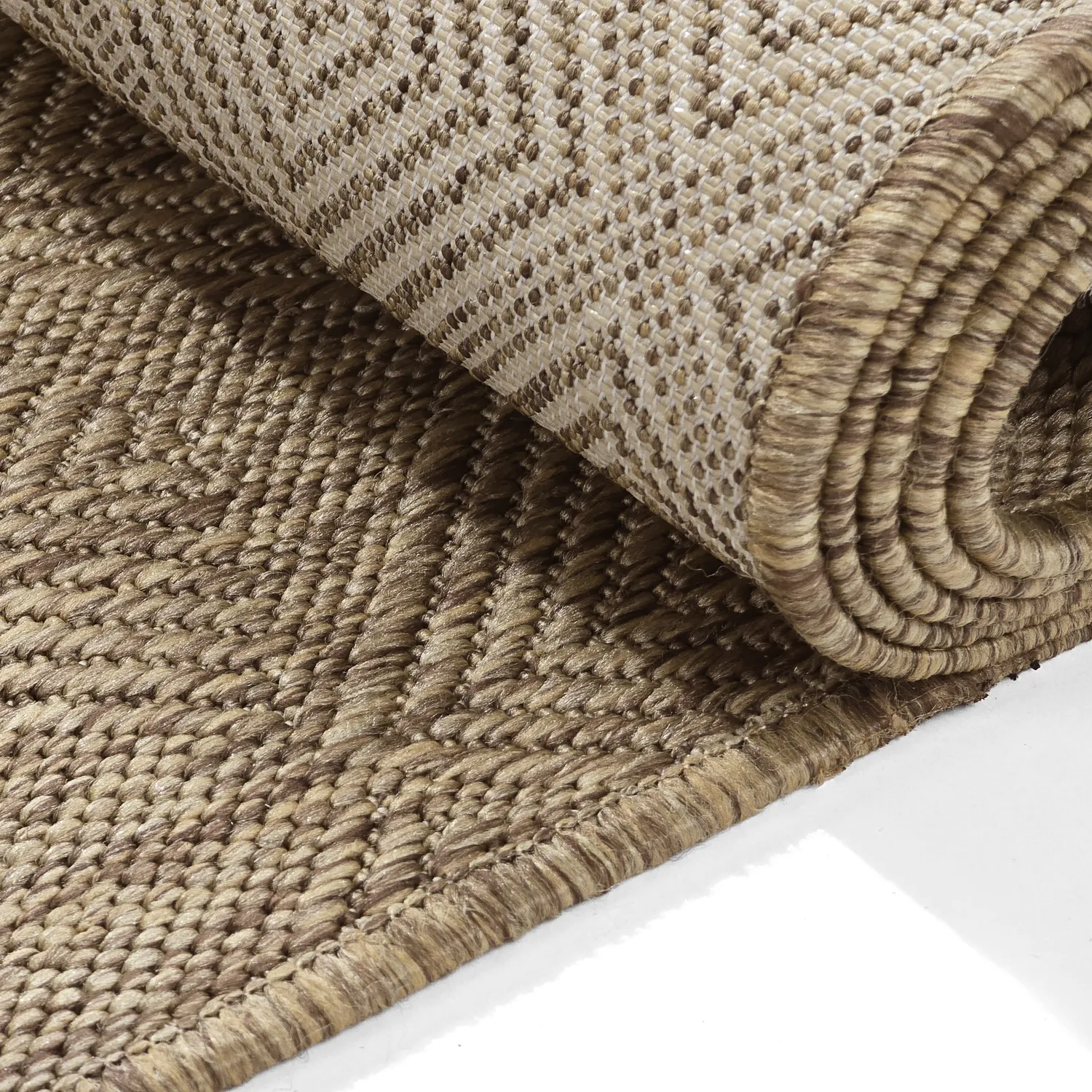 Tapis d’intérieur et d’extérieur - Caldwell (marron)