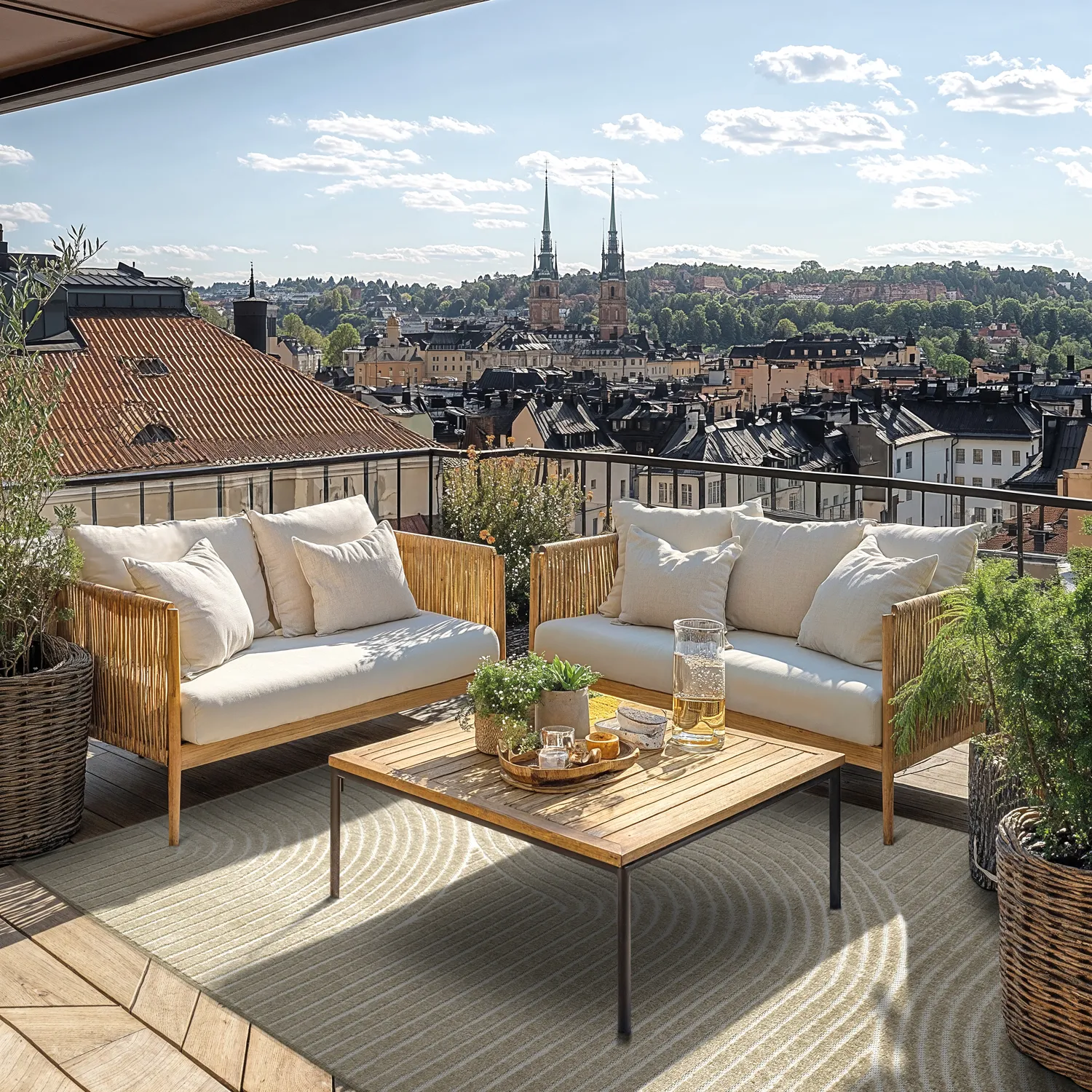 Shaggy intérieur/extérieur - Devon (beige)