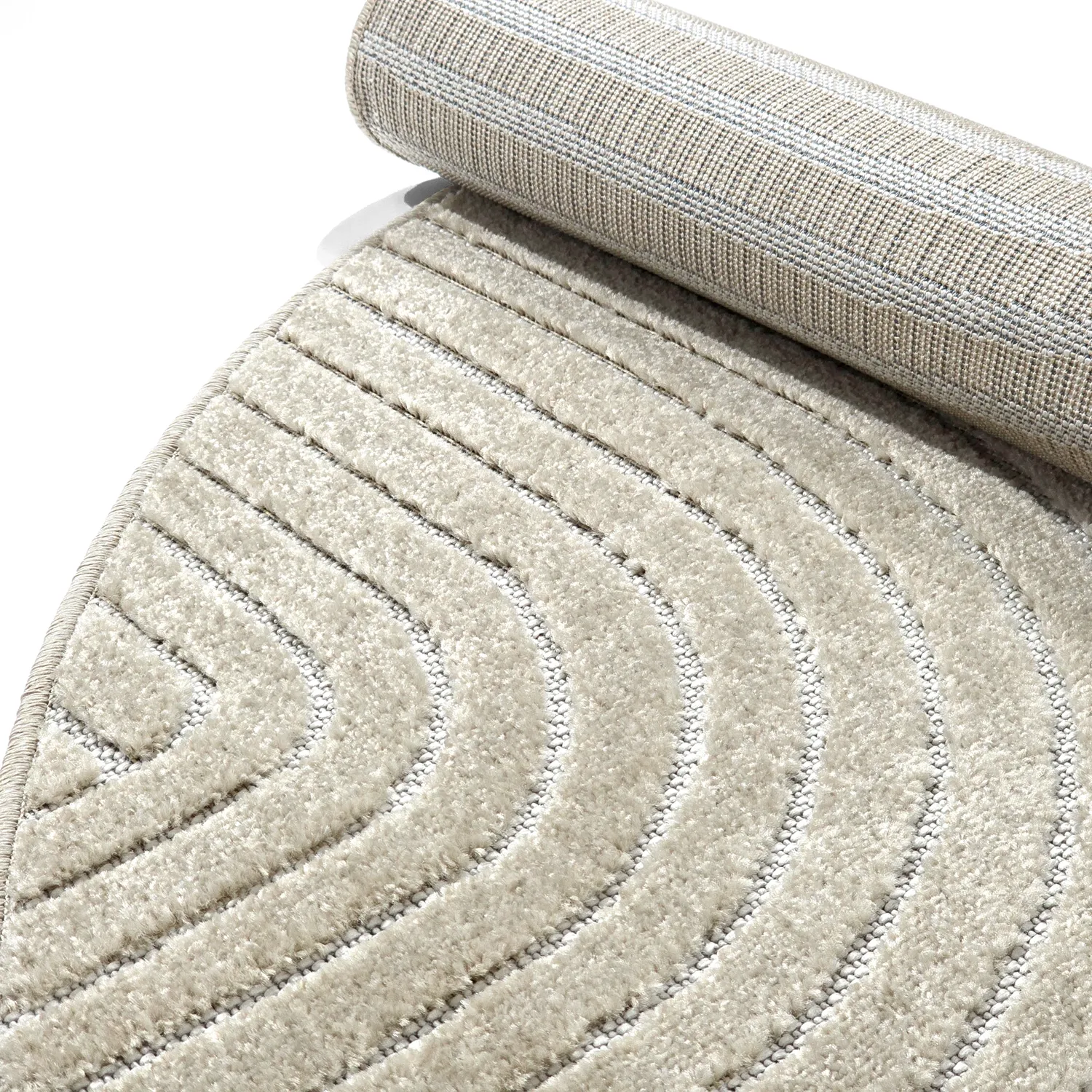 Rund Teppich - Indoor/Outdoor Devon (beige)