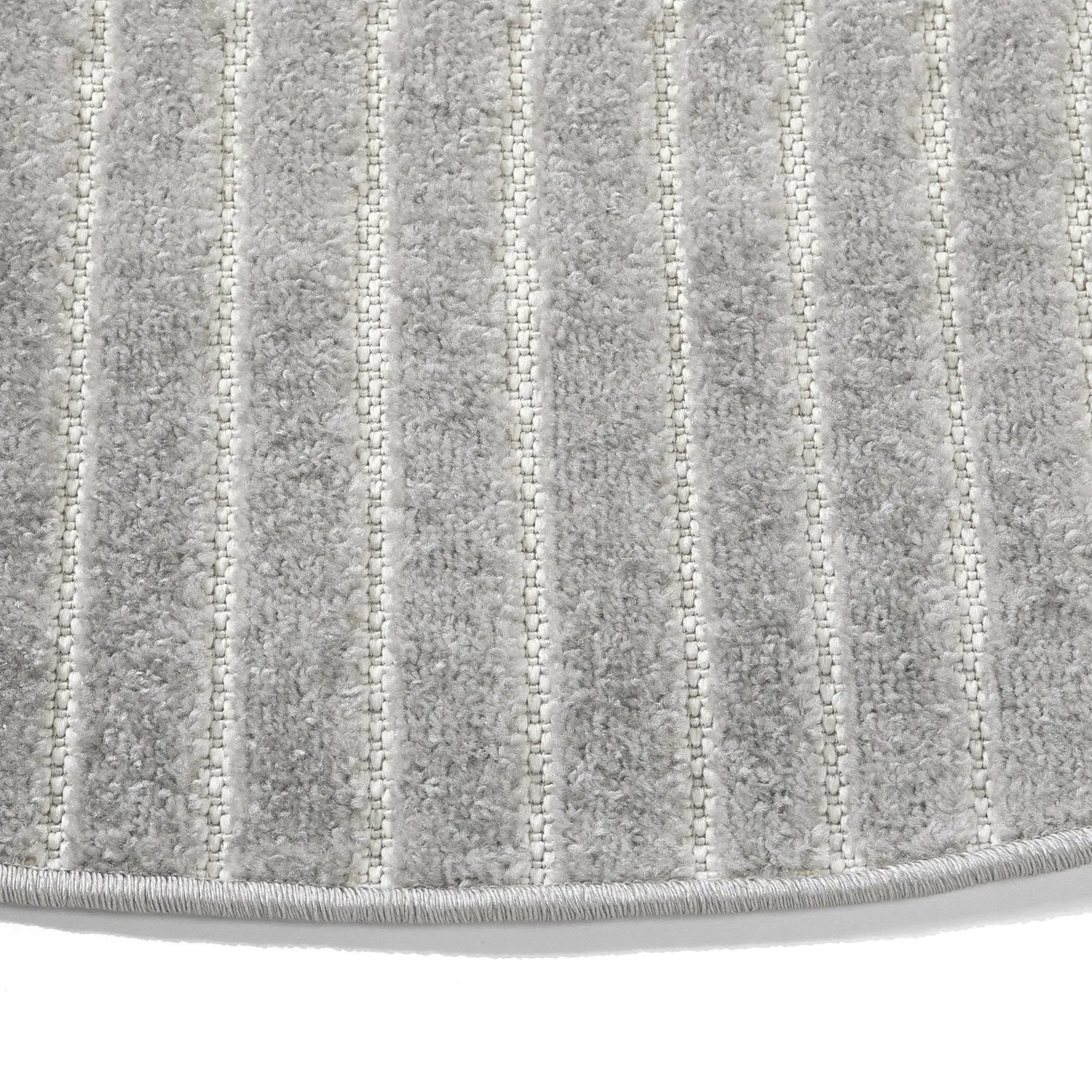 Rund Teppich - Indoor/Outdoor Devon (grau)